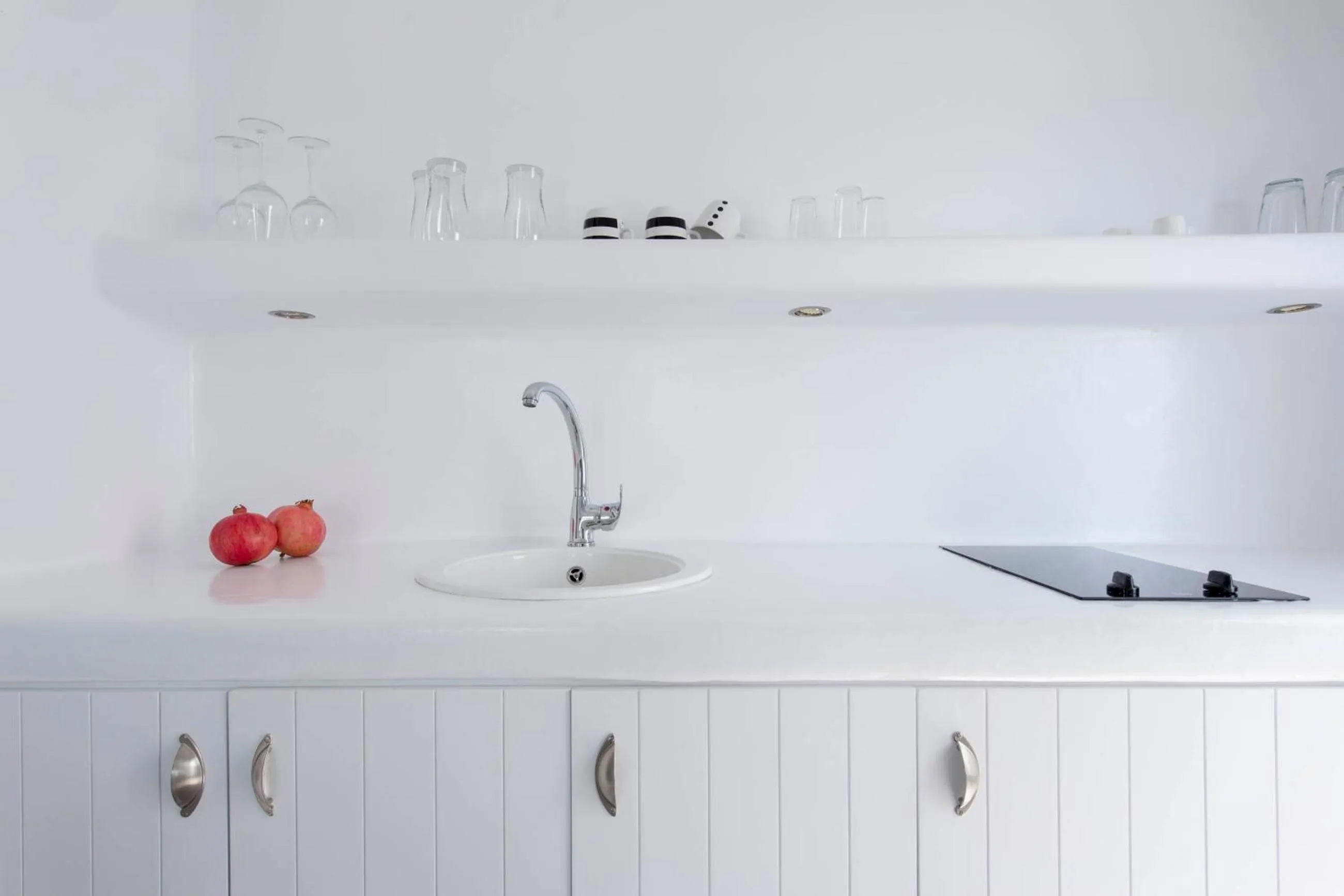 Kitchen or kitchenette in Nefeli Sunset Studios