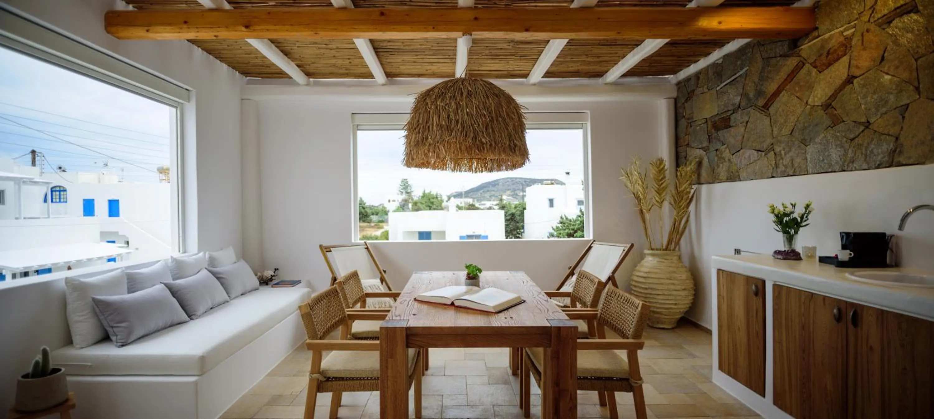Living room in Nefeli Sunset Studios