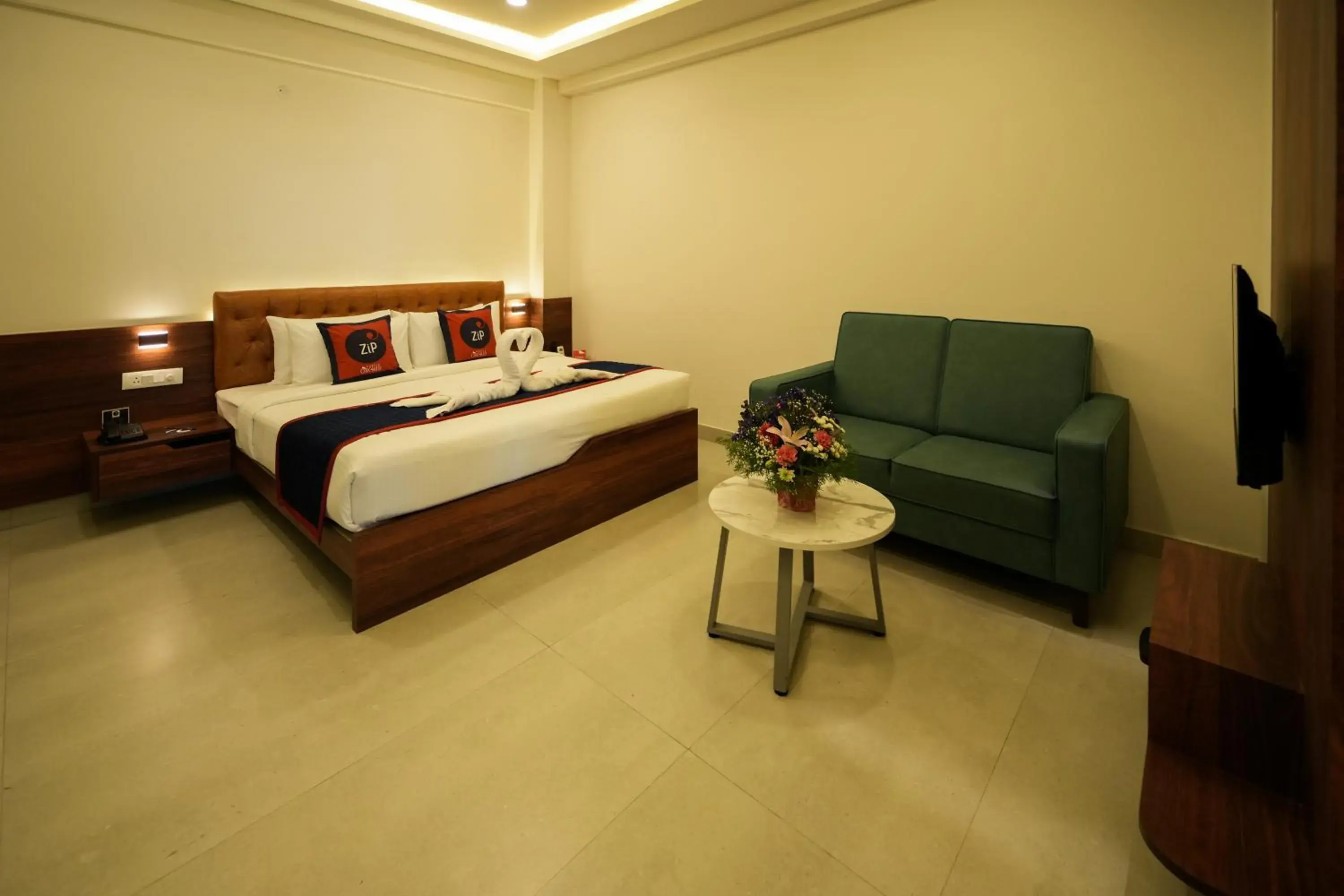 Superior King Room - single occupancy in Zip By Spree Hotels PurpleOrchid Whitefield Superior King Room - single occupancy in Zip By Spree Hotels PurpleOrchid Whitefield