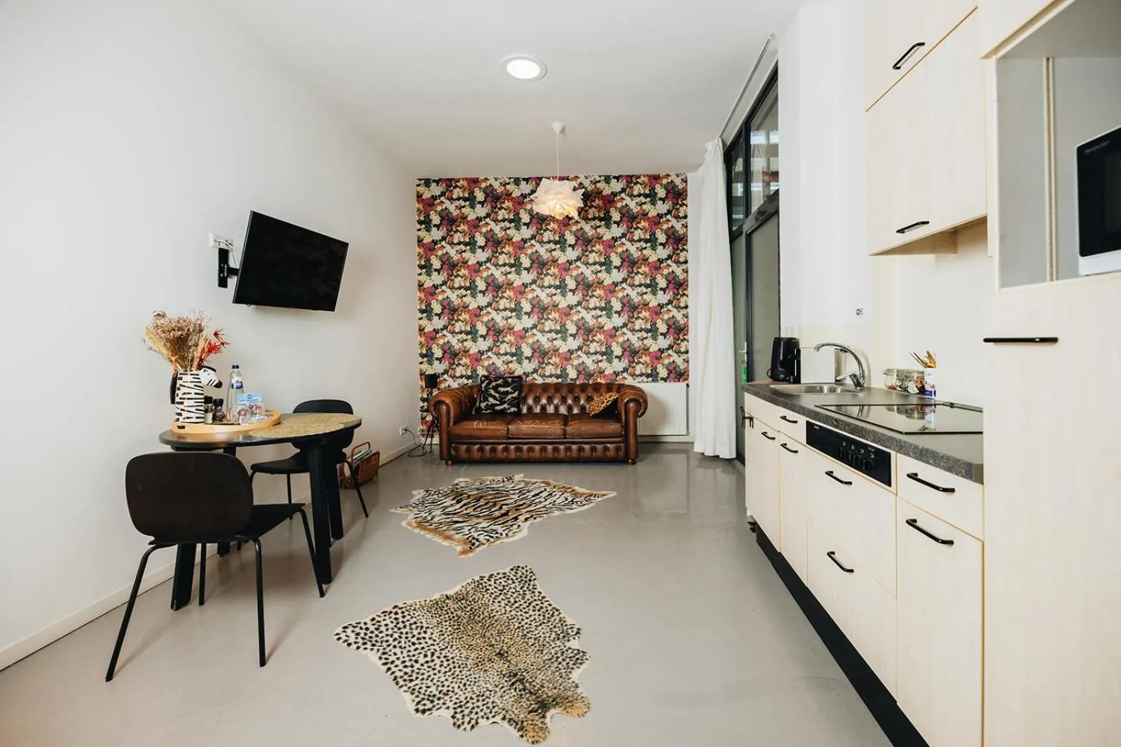 Kitchen or kitchenette in Hotel Zilt Studio's