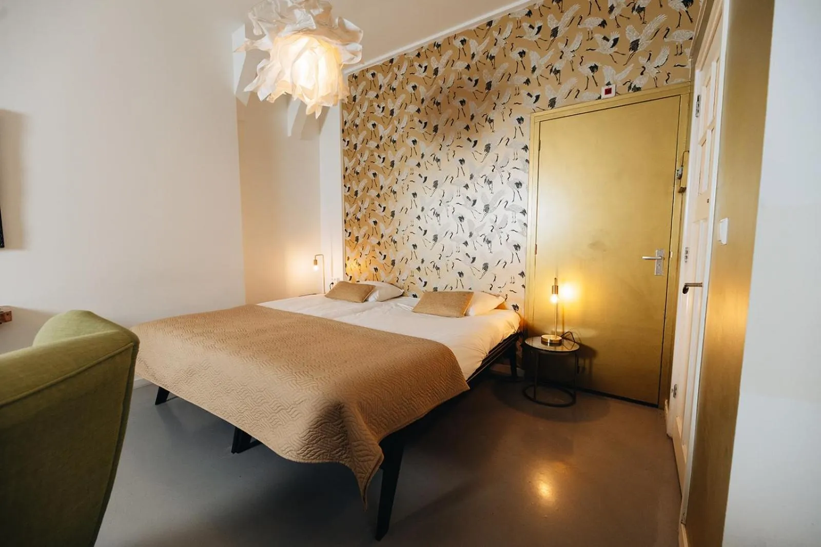 Bed in Hotel Zilt Studio's