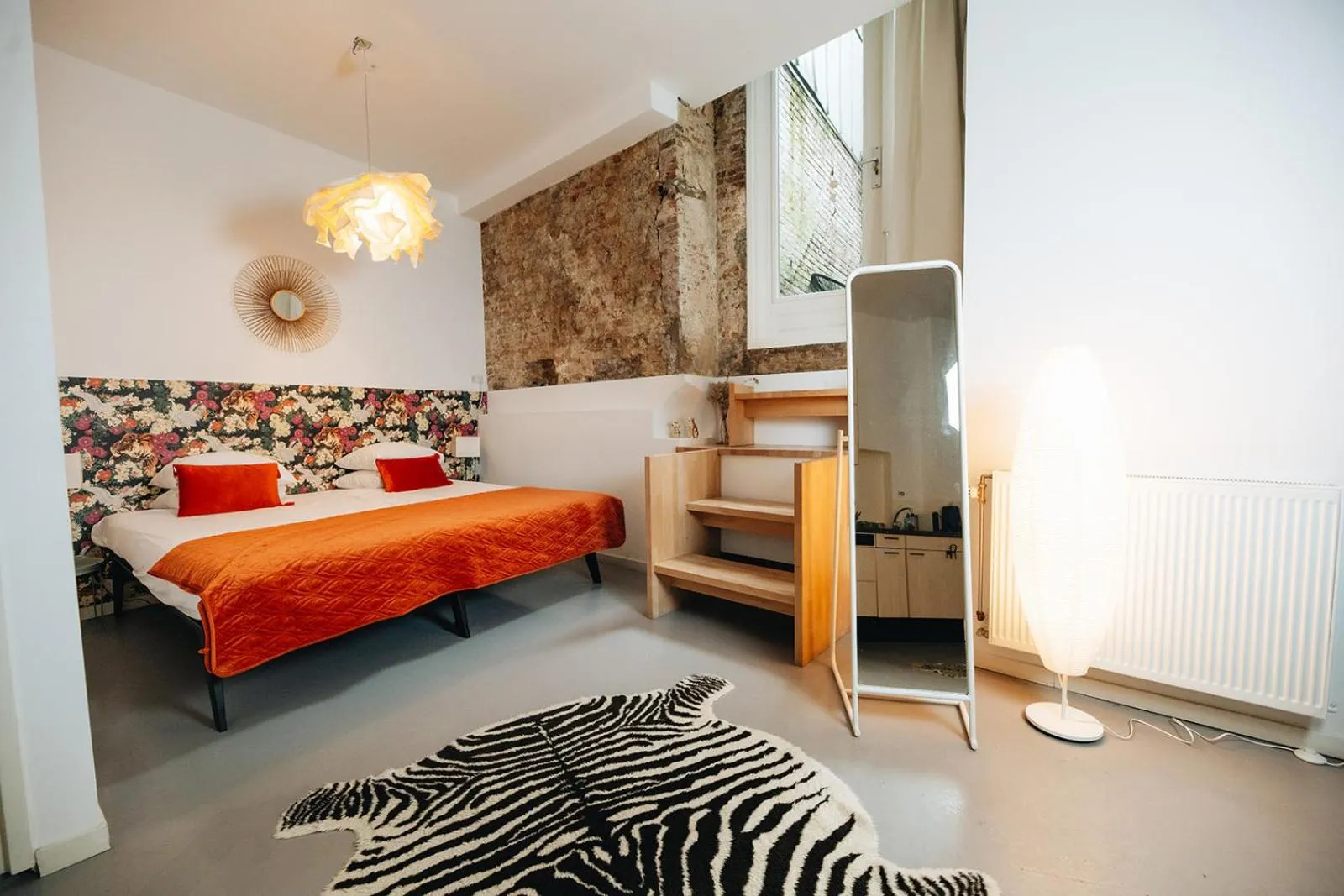 Bed in Hotel Zilt Studio's