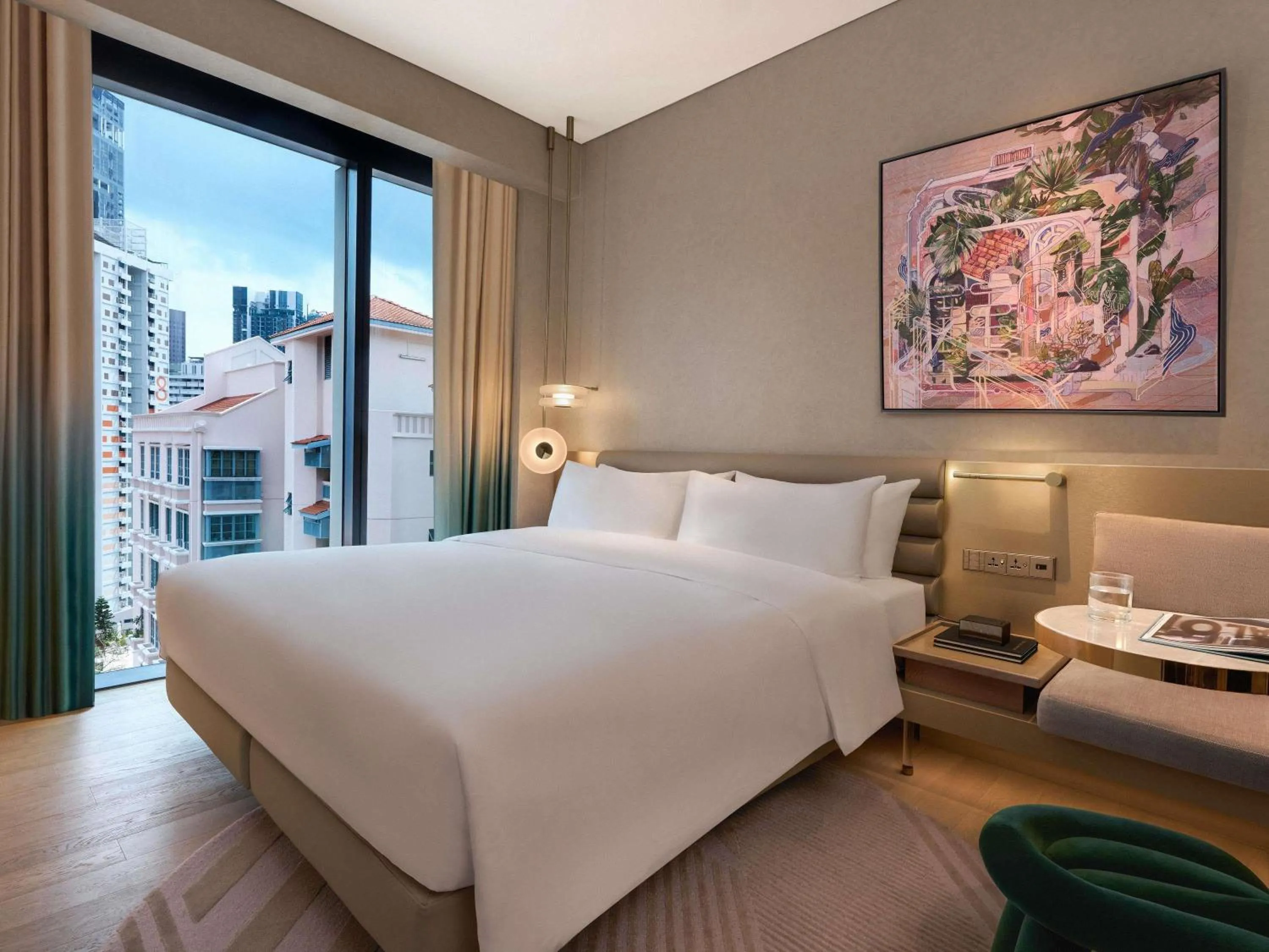 Bedroom, Bed in Mondrian Singapore Duxton