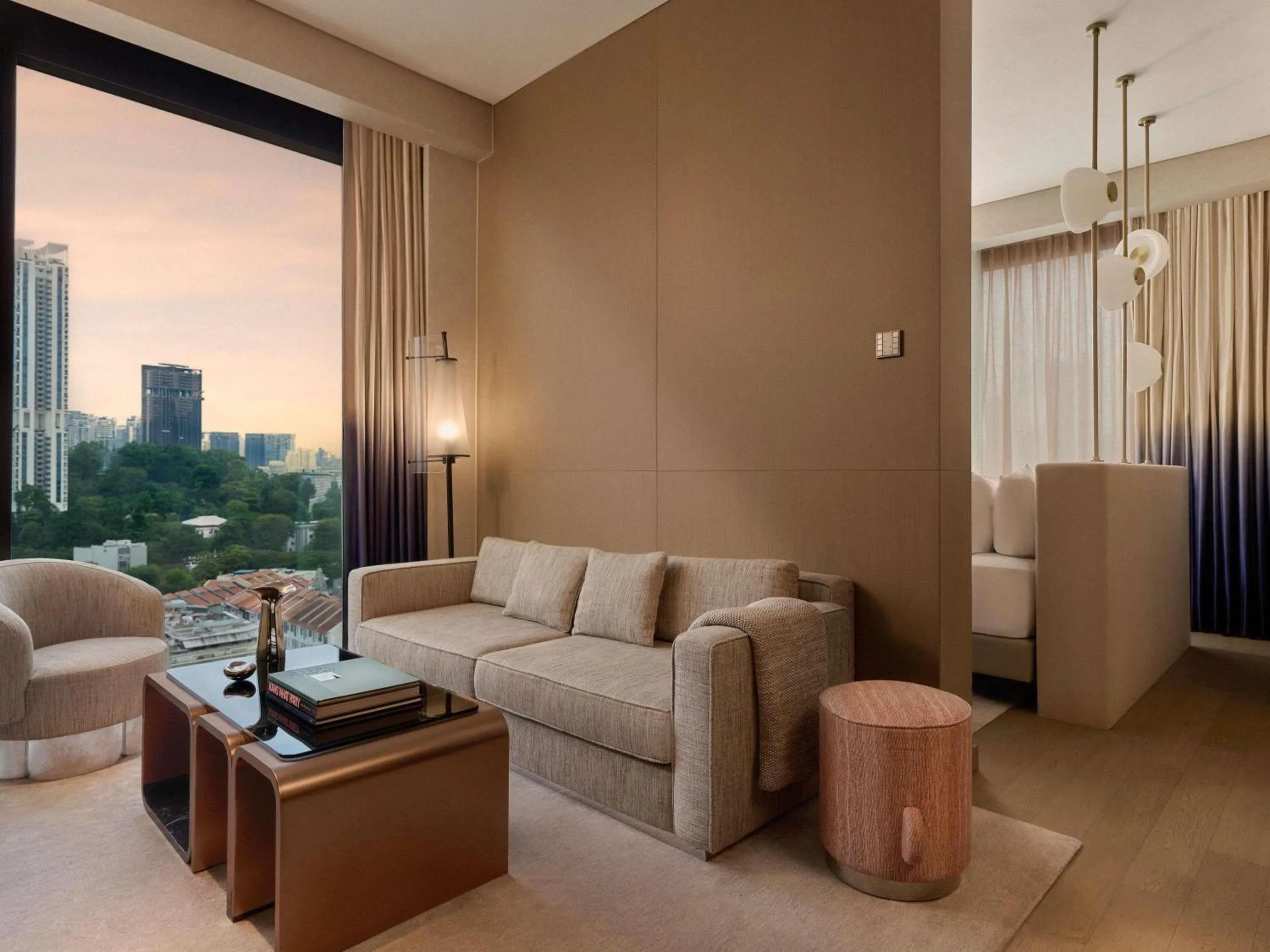 Bedroom in Mondrian Singapore Duxton