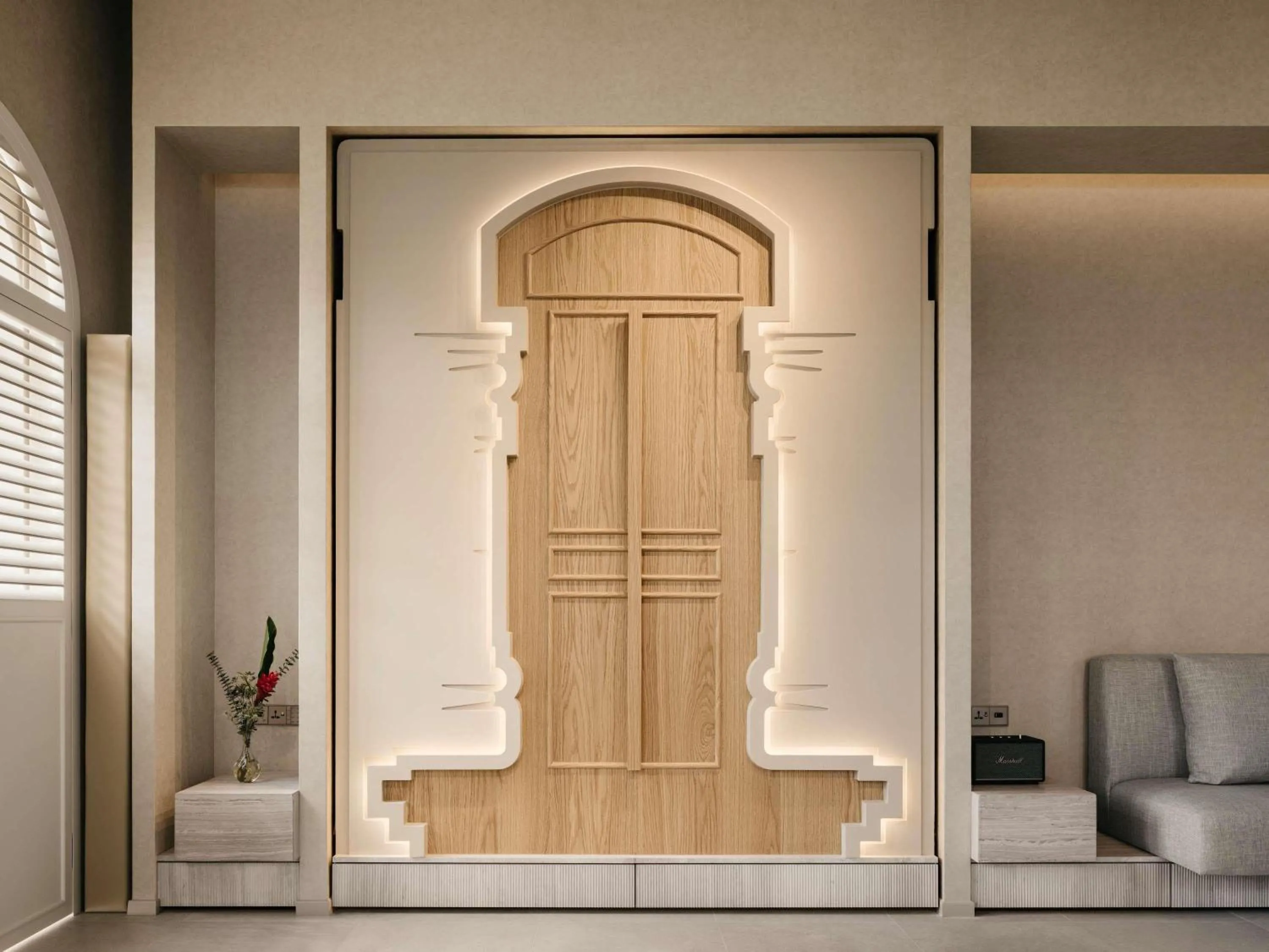 Bedroom in Mondrian Singapore Duxton