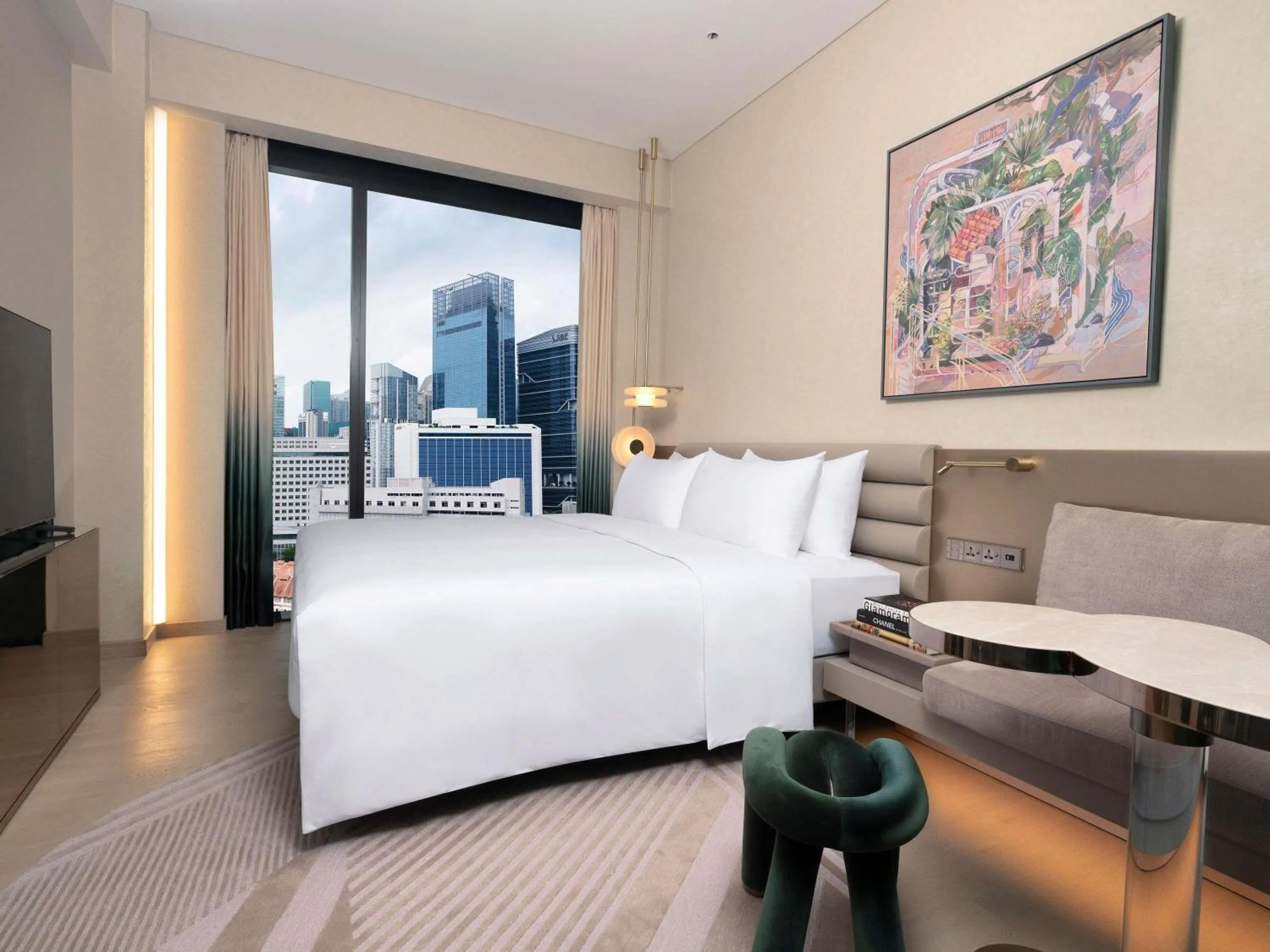 Bedroom, Bed in Mondrian Singapore Duxton