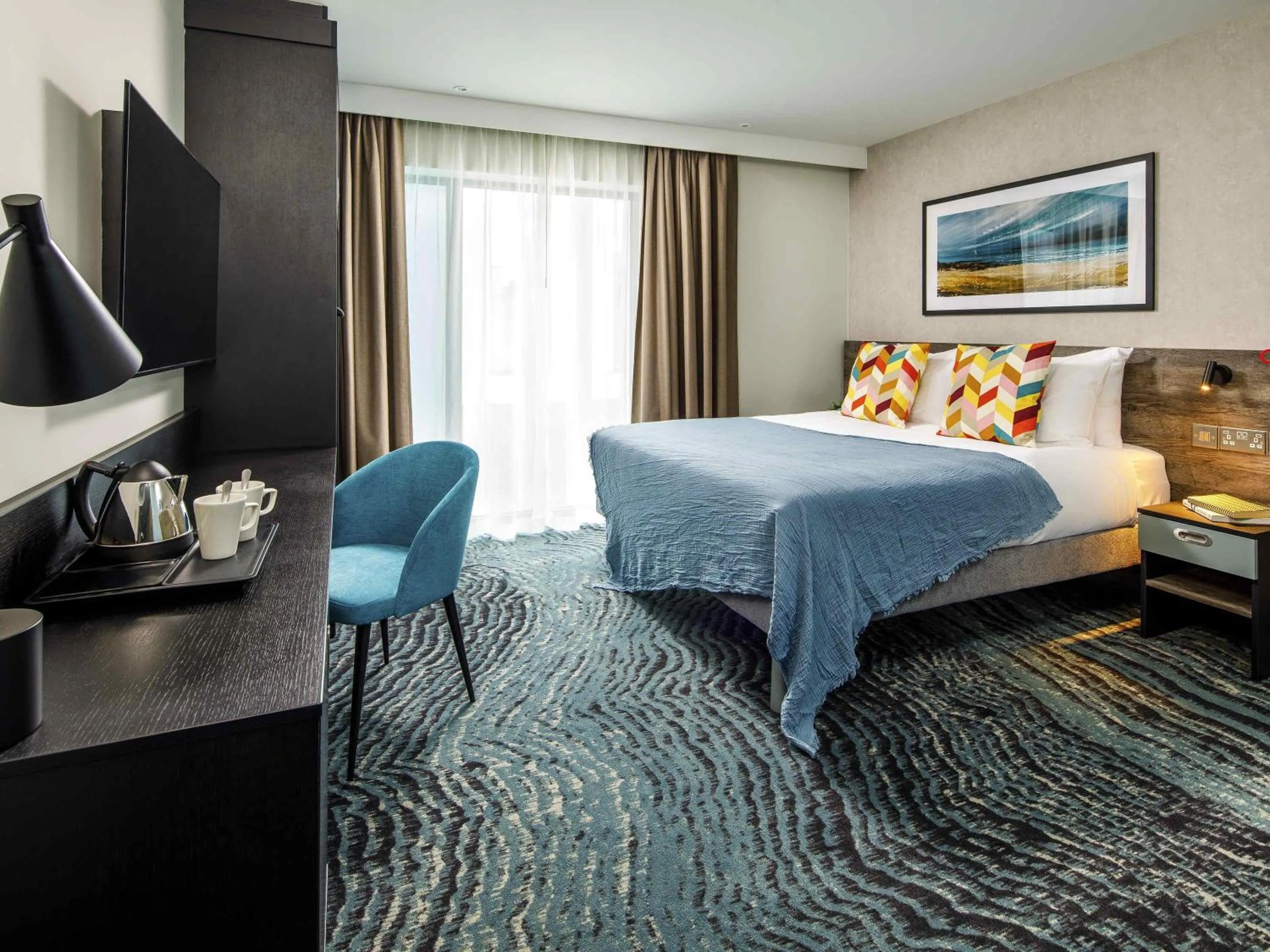 Bedroom, Bed in ibis Styles Paignton