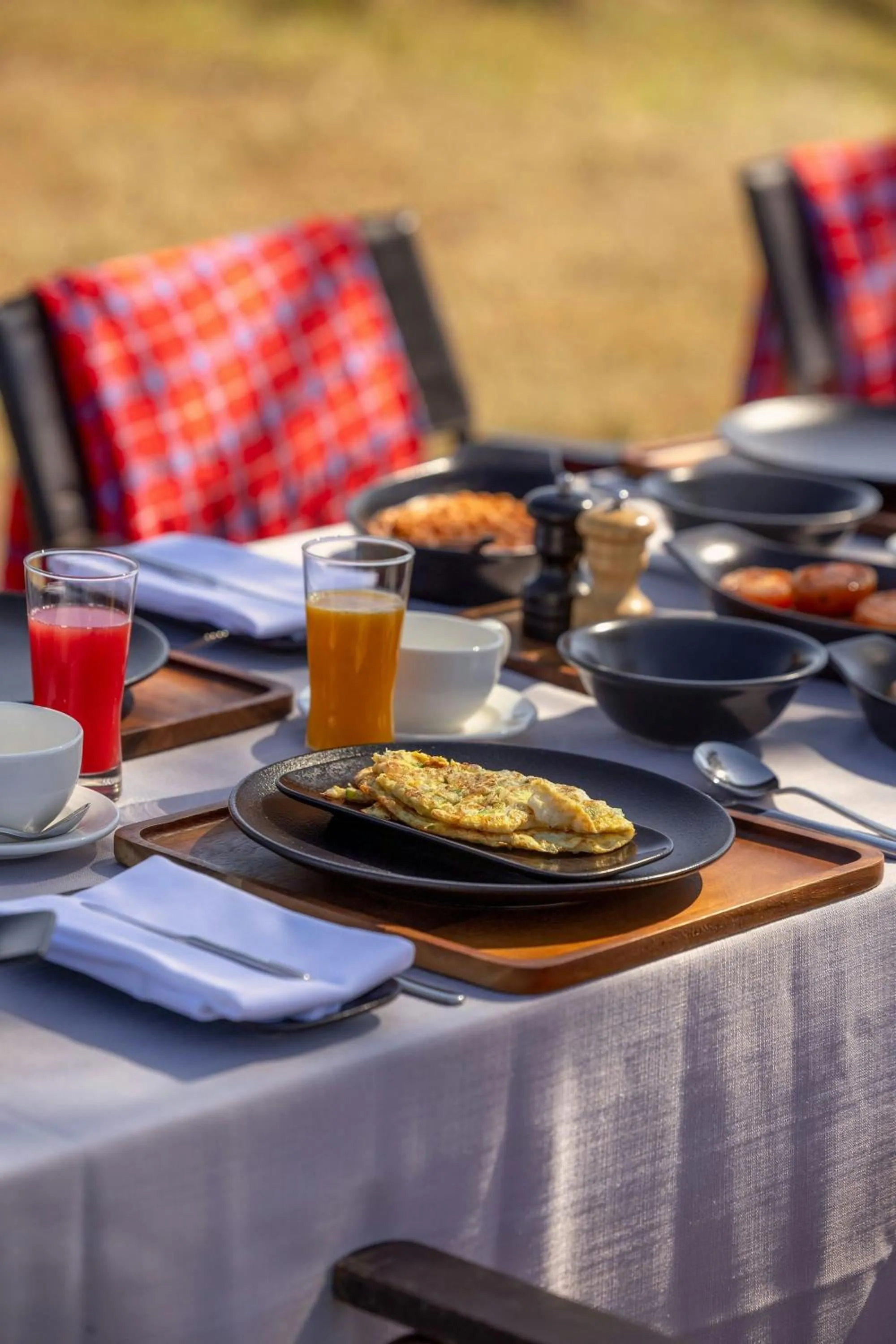 Breakfast in JW Marriott Masai Mara Lodge