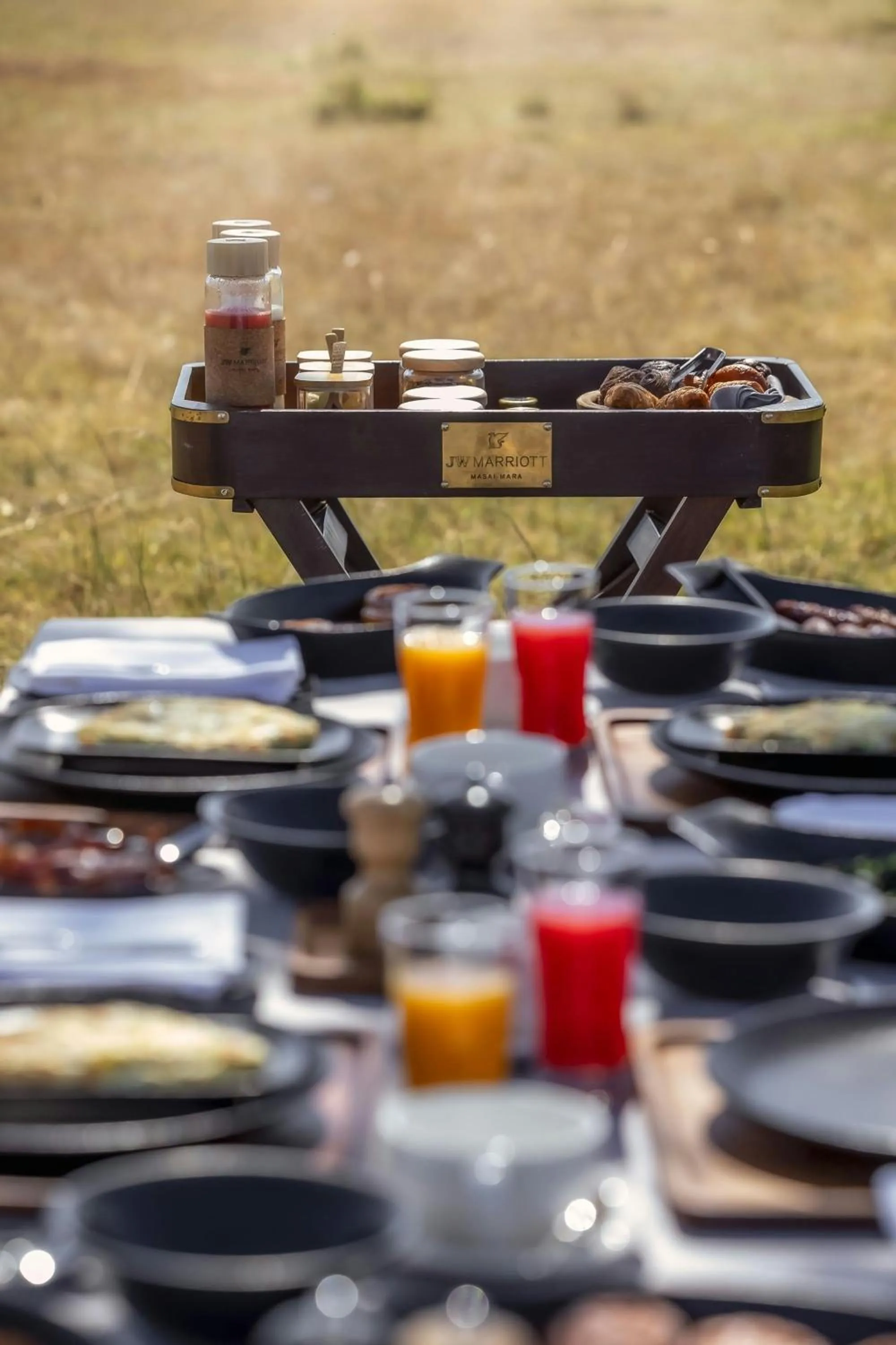 Breakfast in JW Marriott Masai Mara Lodge