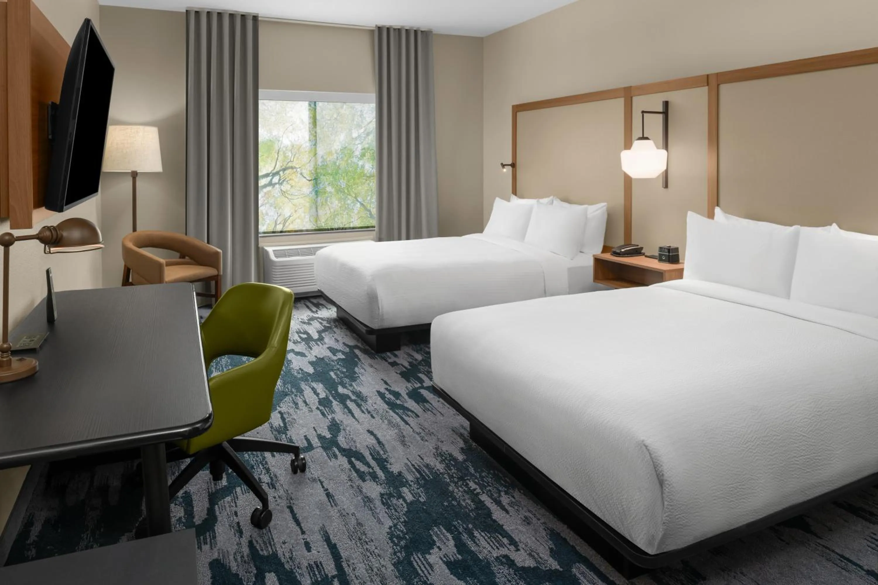 Bed in Fairfield by Marriott Inn & Suites Stockton Lathrop