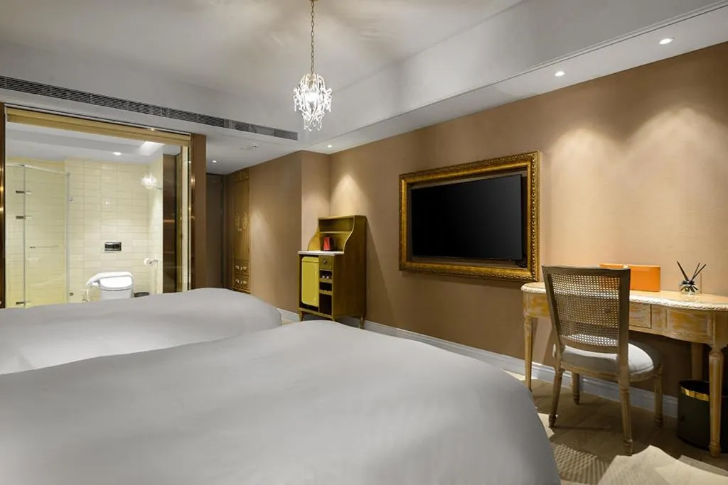 Bed in 格拉斯行館 Grasse Grace Manor 苗栗唯一SLH會員