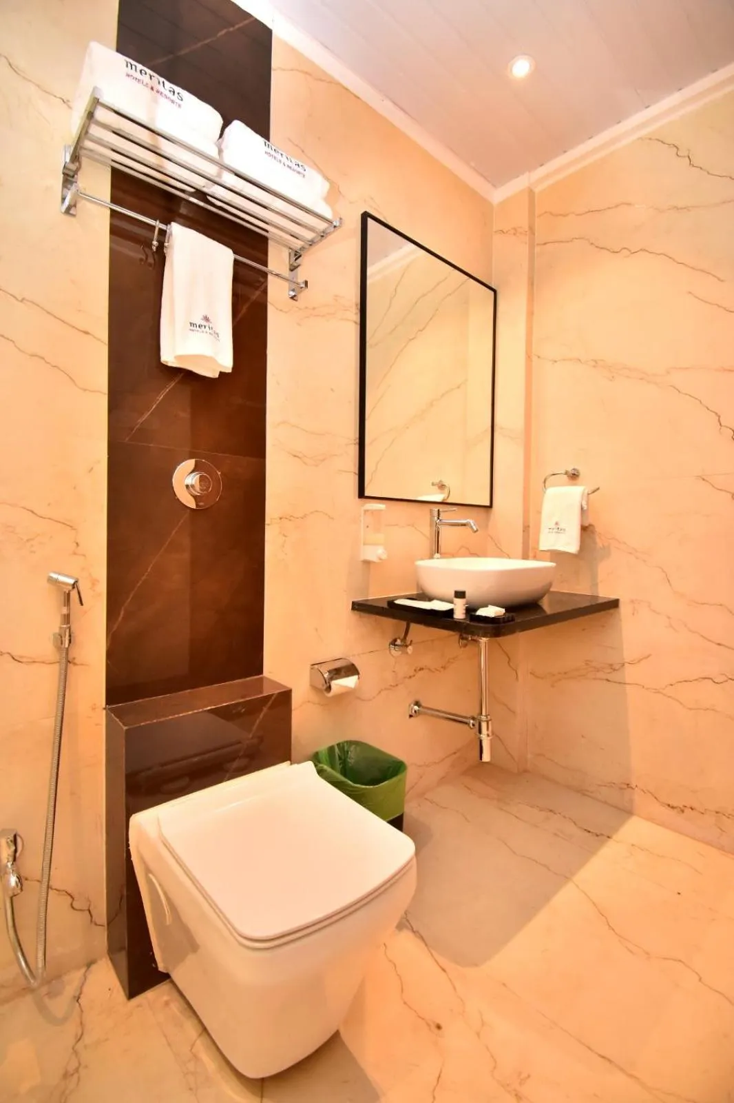 Shower in Meritas Aura Resort