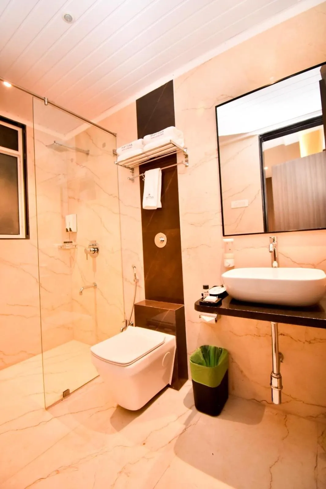 Shower in Meritas Aura Resort