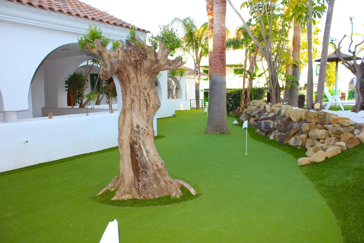 Garden in Hotel Apartamentos Manilva Sun