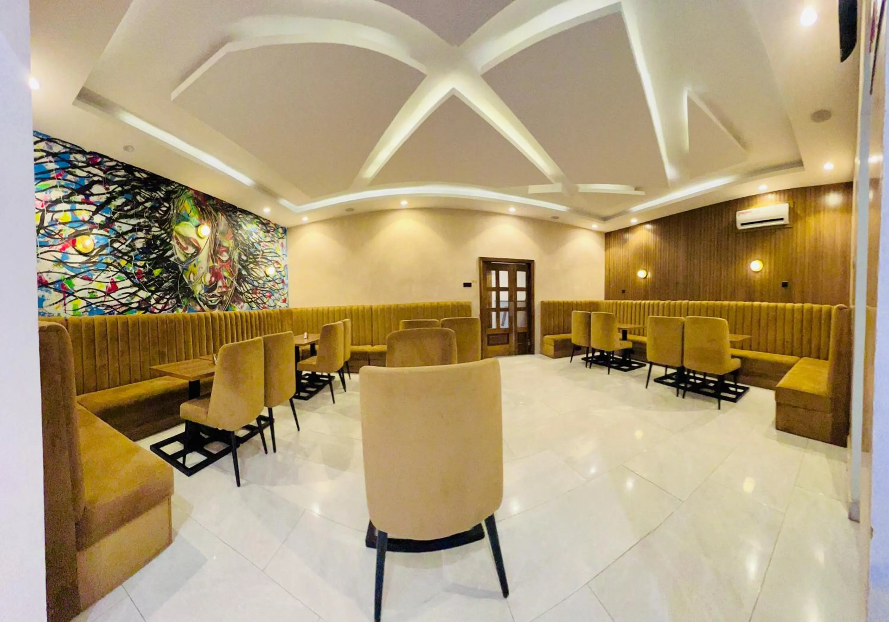 Seating area in De Fivez