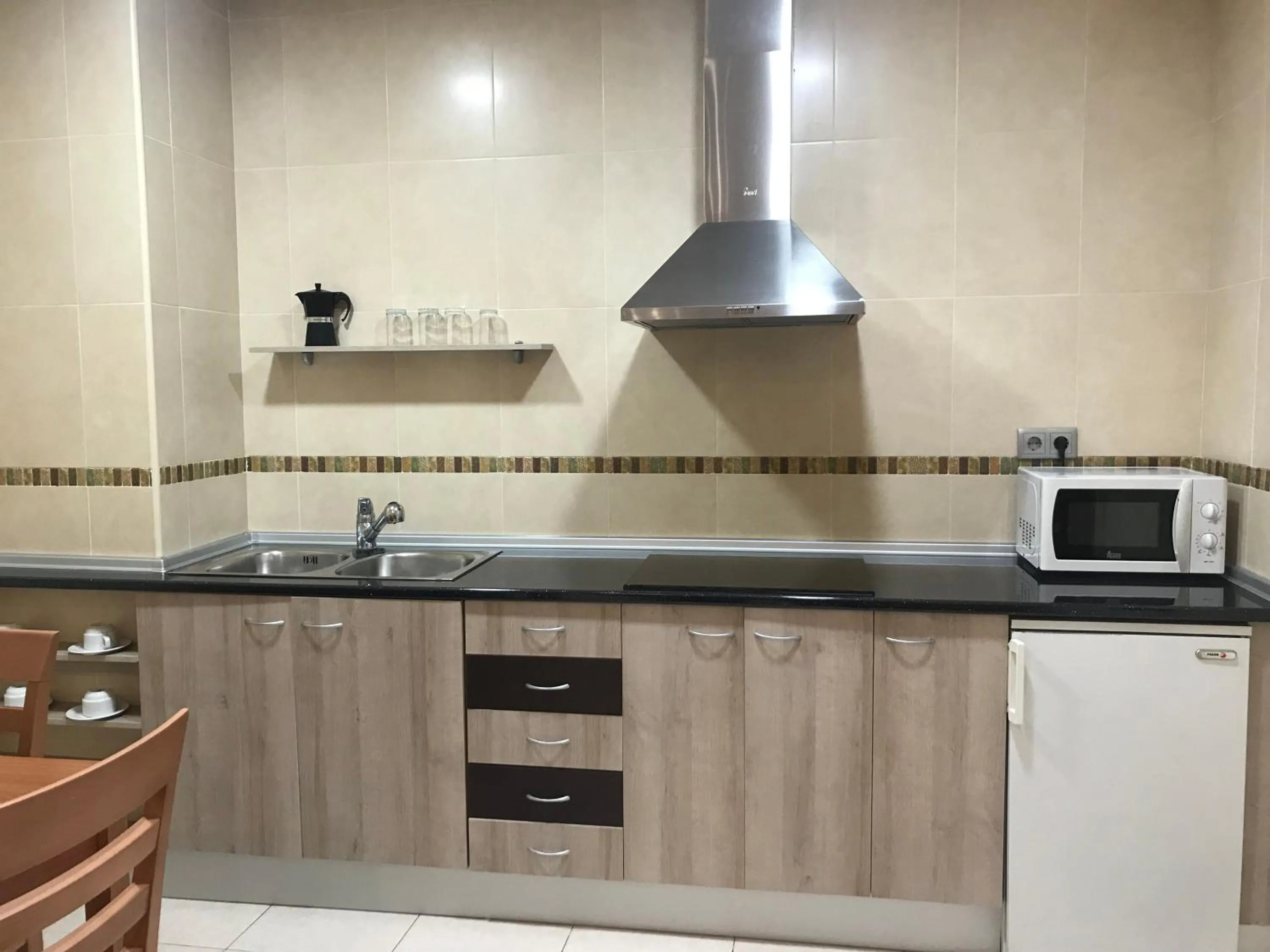 Kitchen or kitchenette in Hotel Alfonso VIII De Cuenca