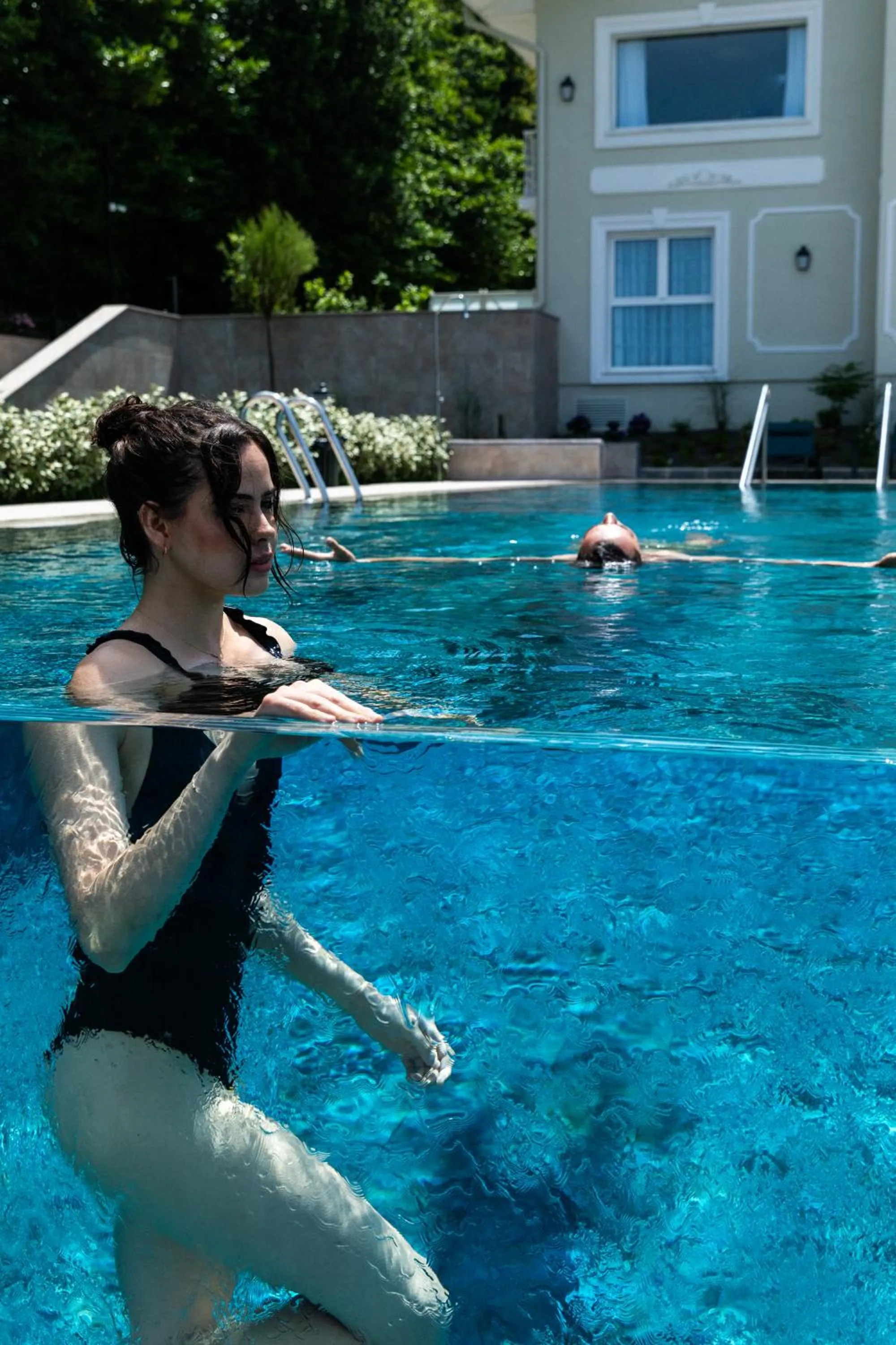 Swimming pool in Hotel Luze Boutique San Sebastian