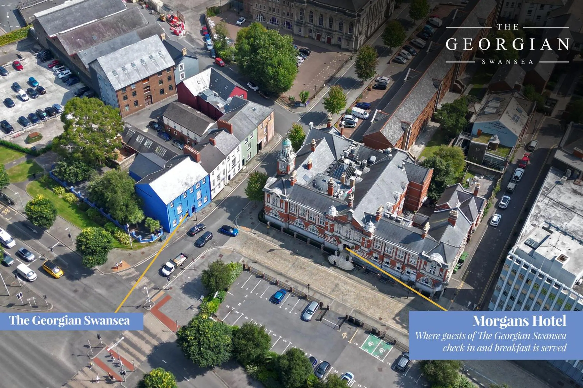 Property building in The Georgian Swansea