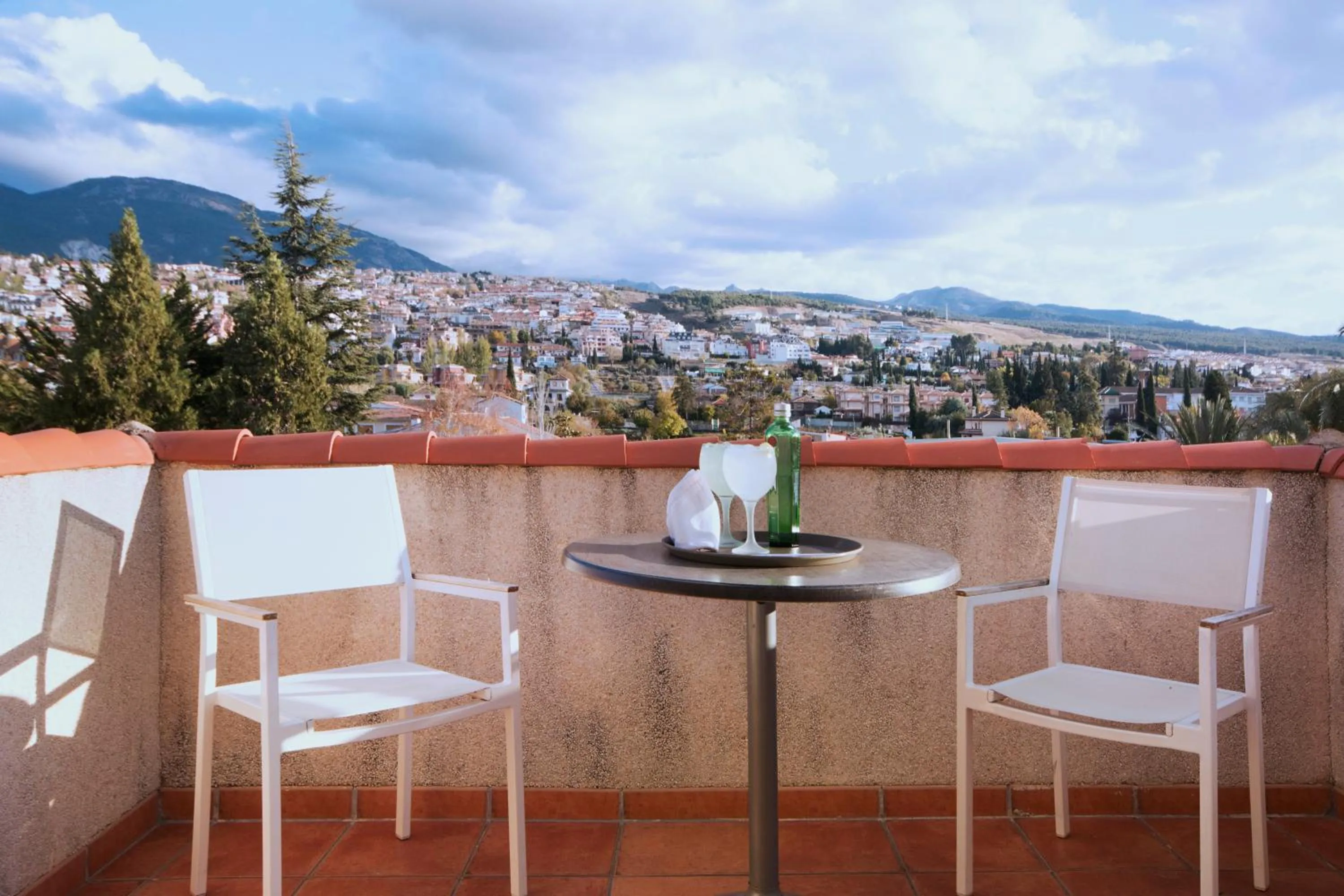 Balcony/Terrace in Hotel Granada Palace
