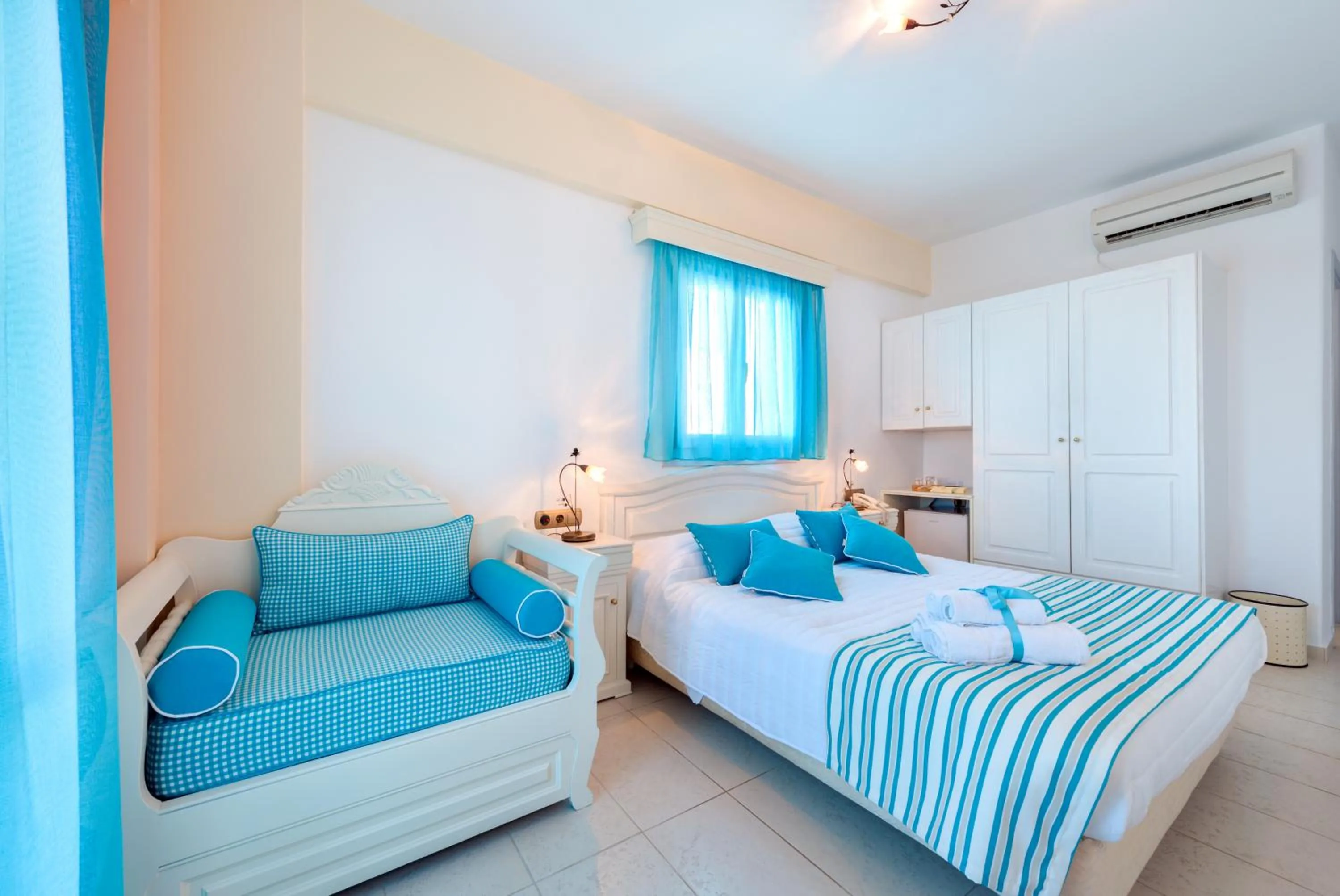 Photo of the whole room, Bed in Ellinon Thea Boutique Hotel