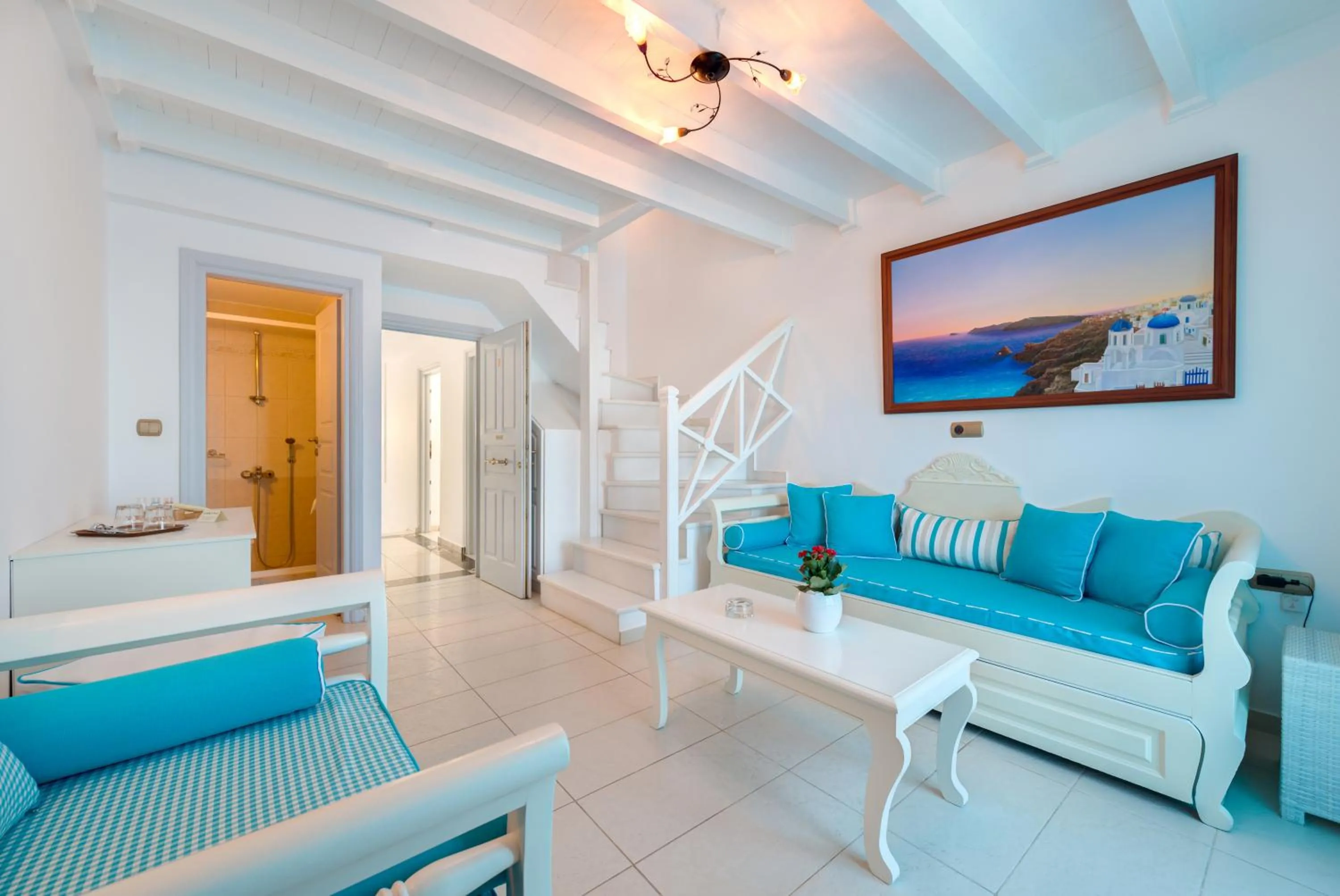 Living room in Ellinon Thea Boutique Hotel