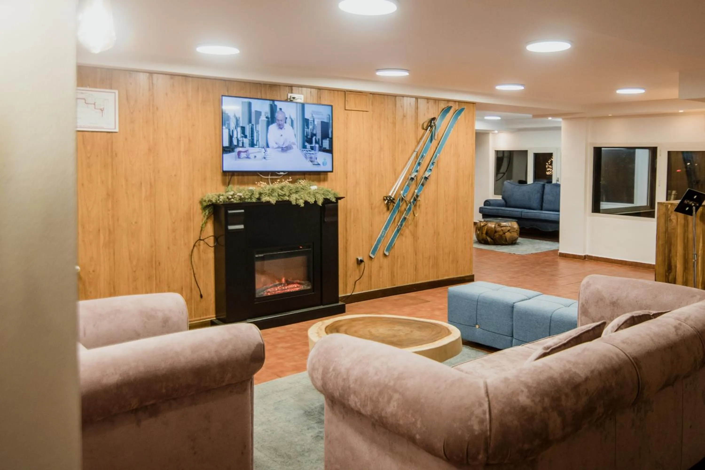 Communal lounge/ TV room in Mont Blanc