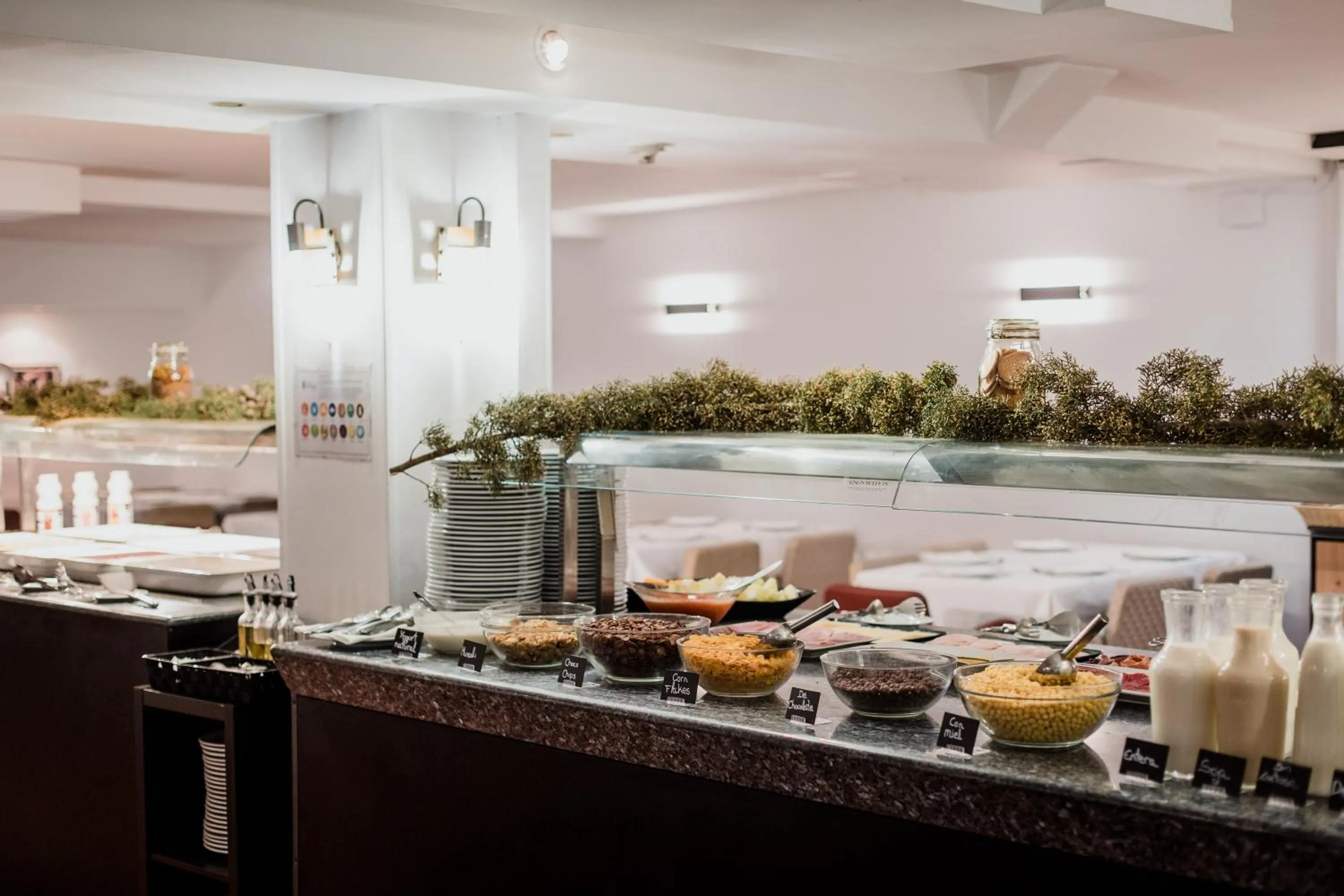 Buffet breakfast in Mont Blanc