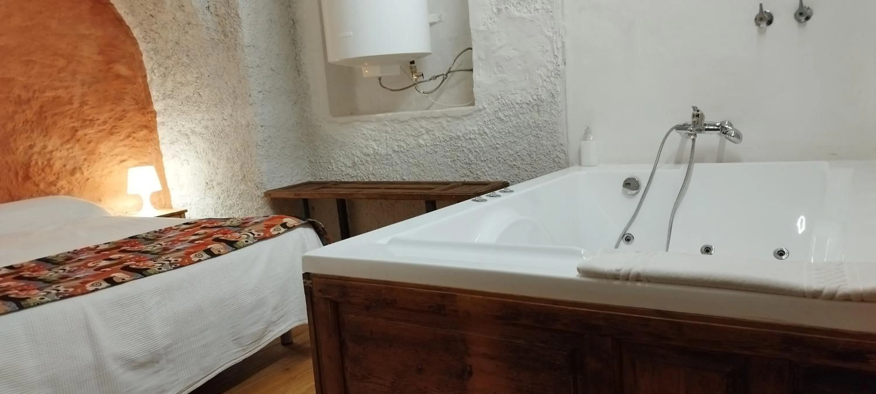 Bed in Casas Cueva y Cortijo La Tala en Guadix