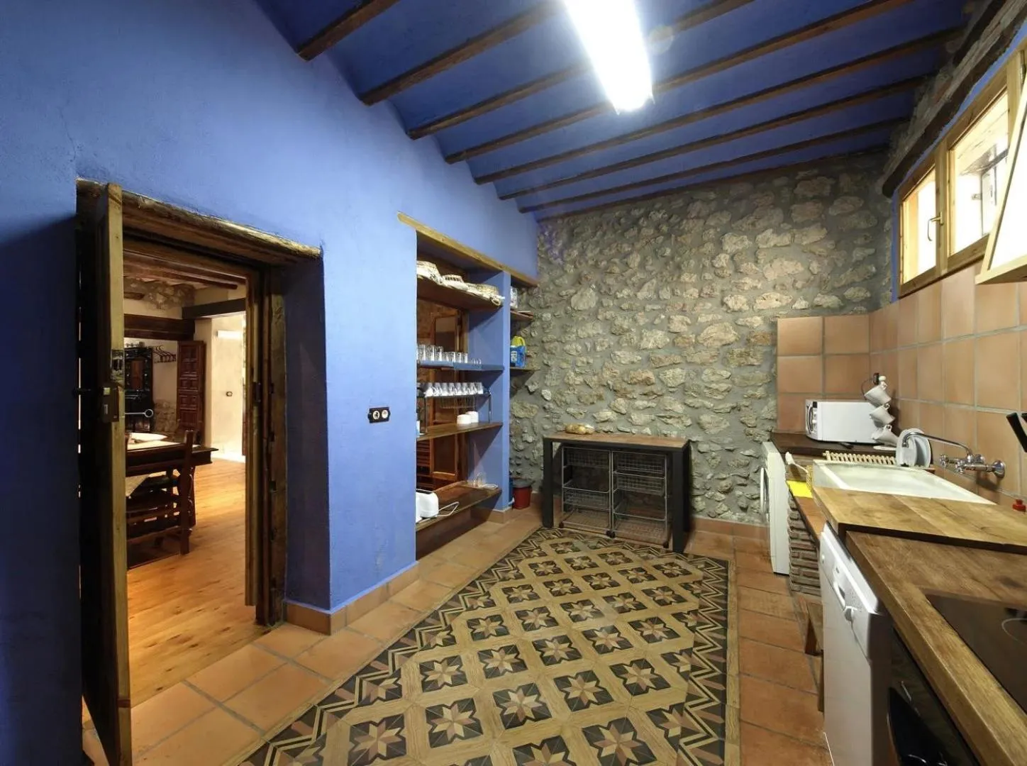 Kitchen or kitchenette in Casas Cueva y Cortijo La Tala en Guadix