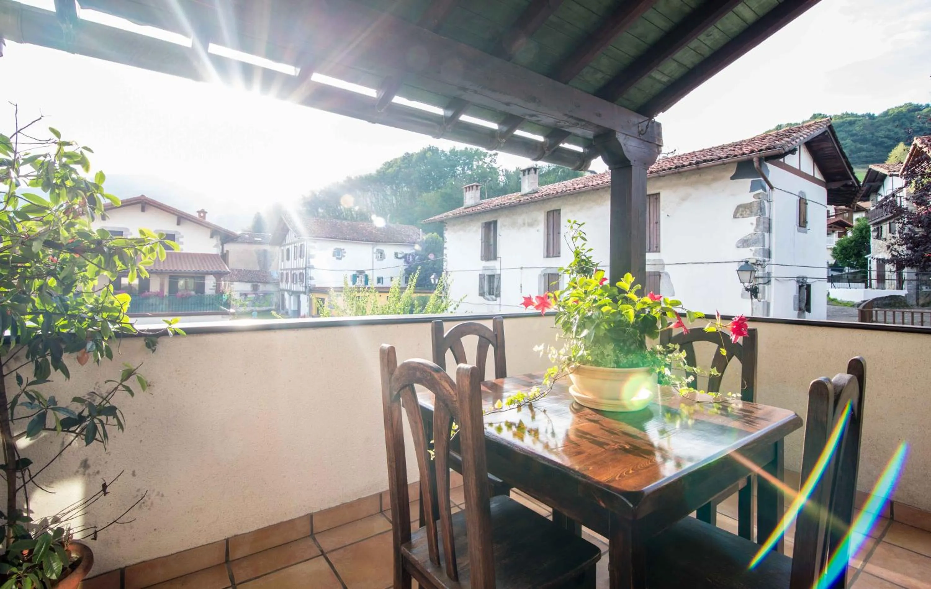 Balcony/Terrace in Hotel SPA Atxaspi