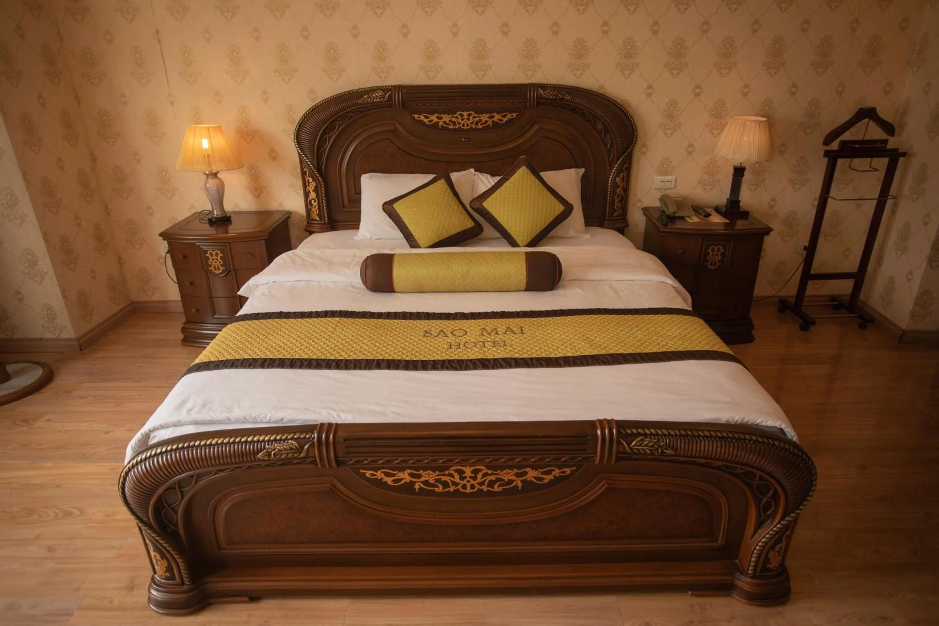 Bed in Sao Mai Hotel