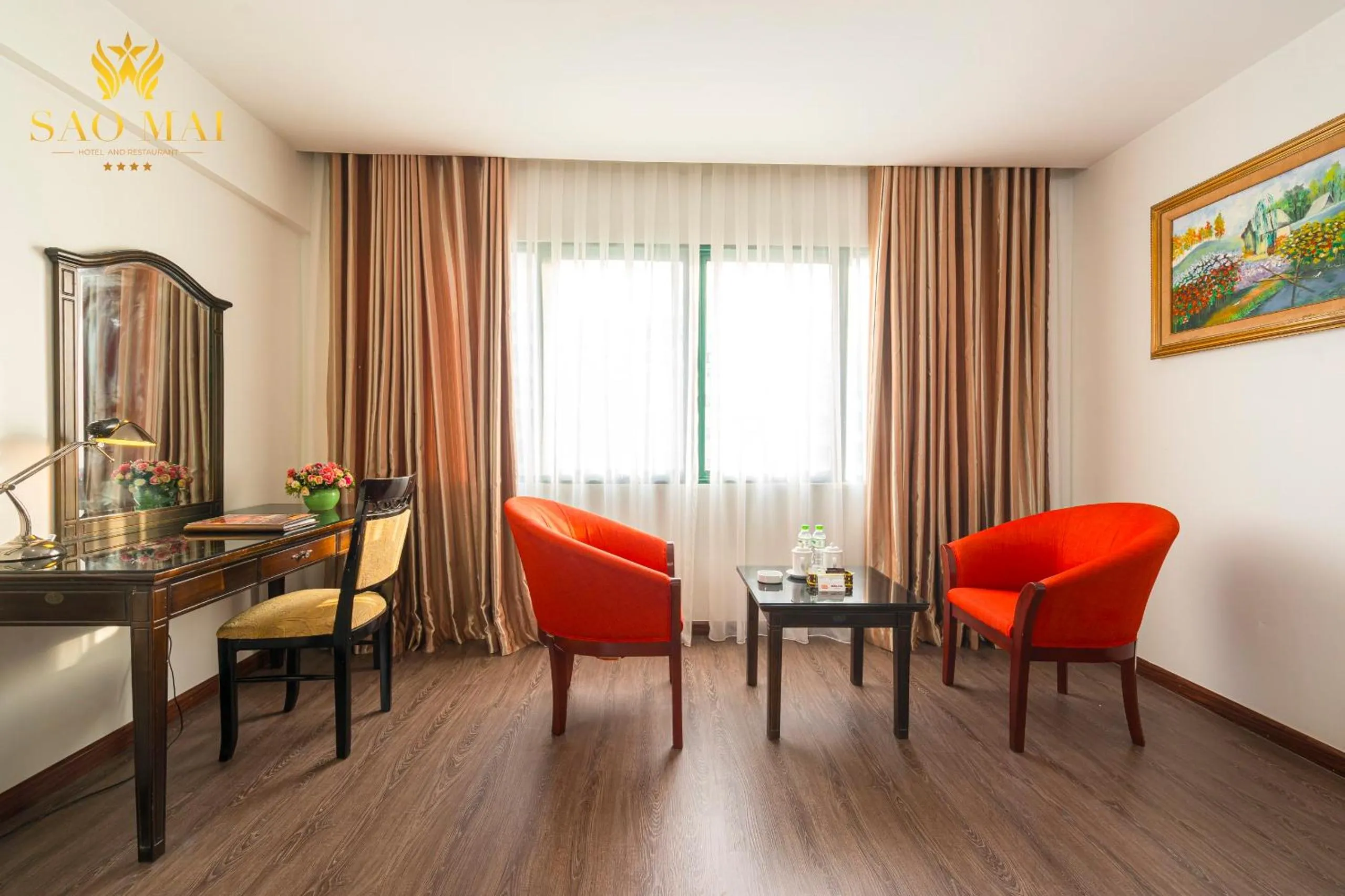 Living room in Sao Mai Hotel