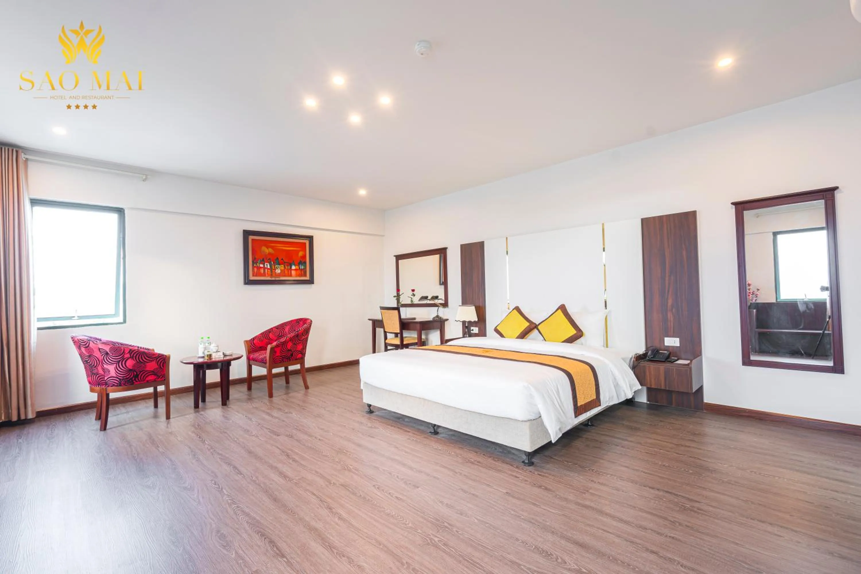 Bedroom, Bed in Sao Mai Hotel