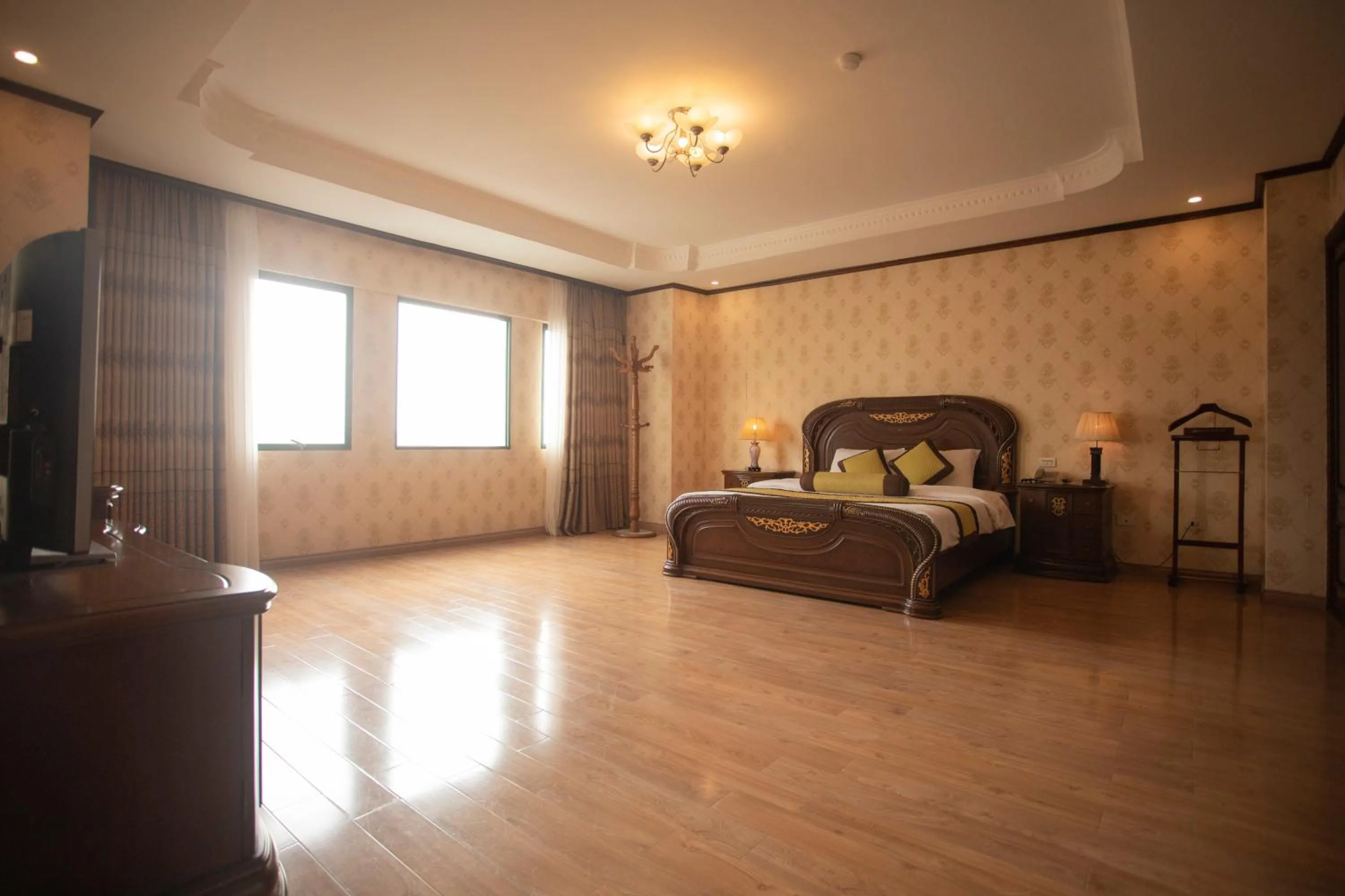 Bed in Sao Mai Hotel