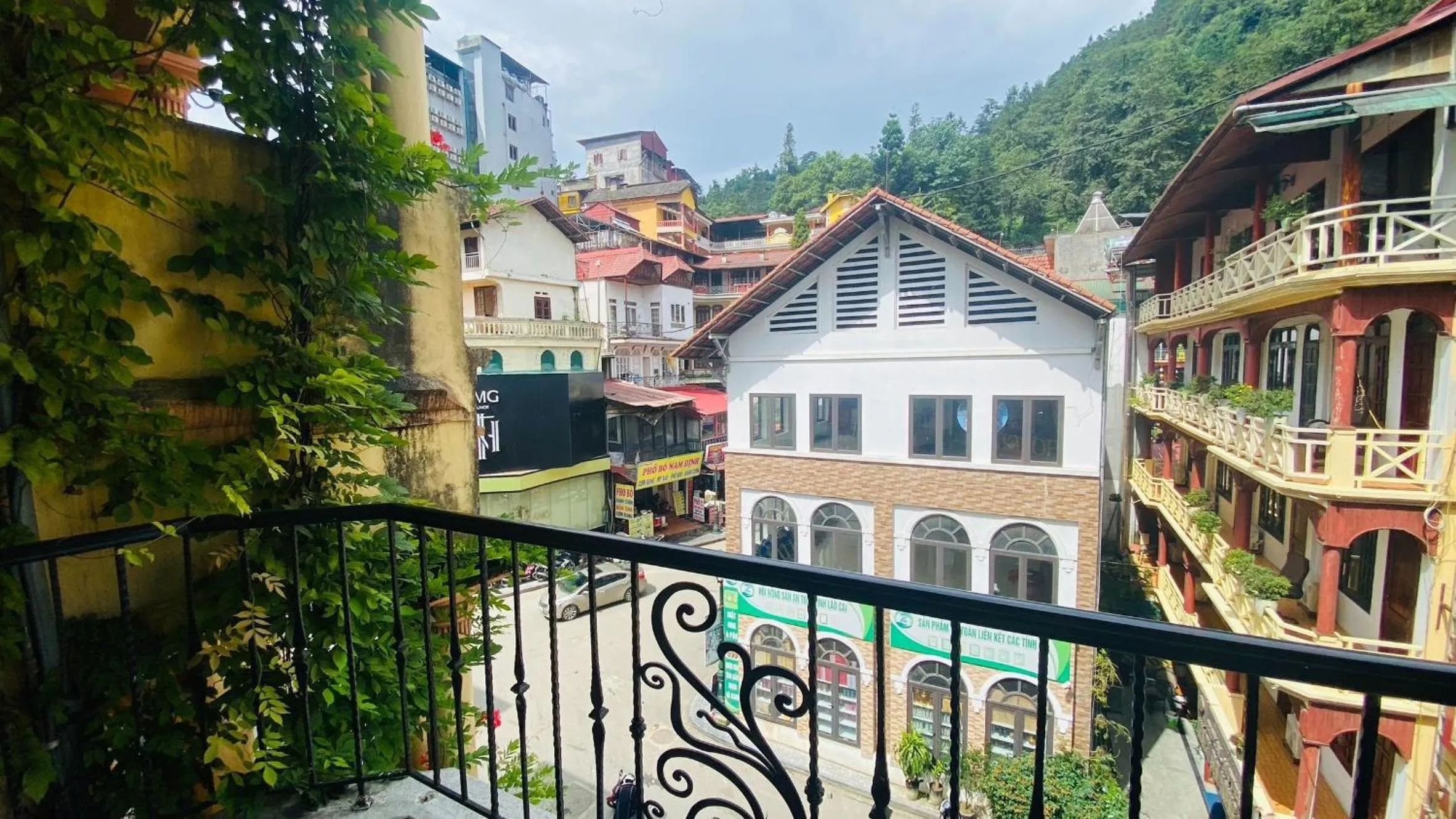 Balcony/Terrace in Swan Sapa Hotel