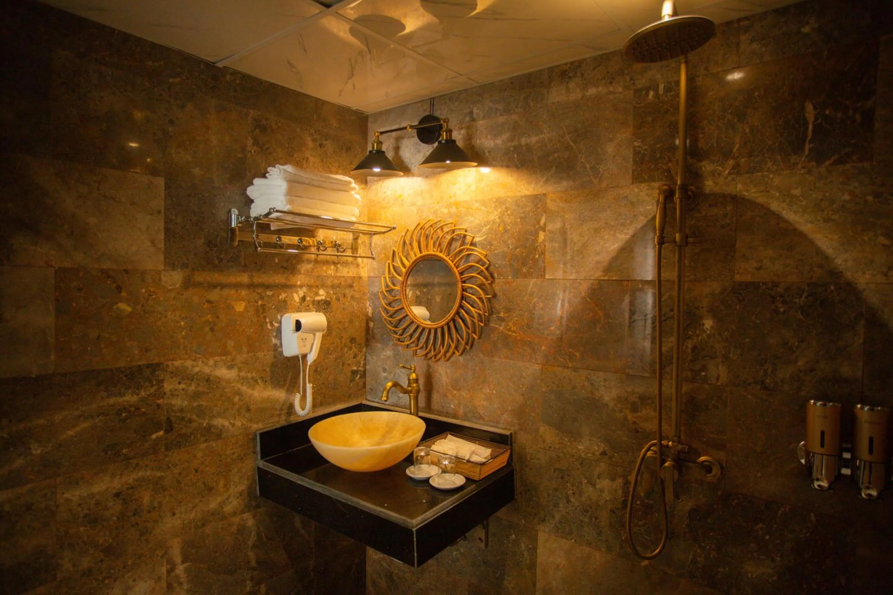 Shower in Swan Sapa Hotel