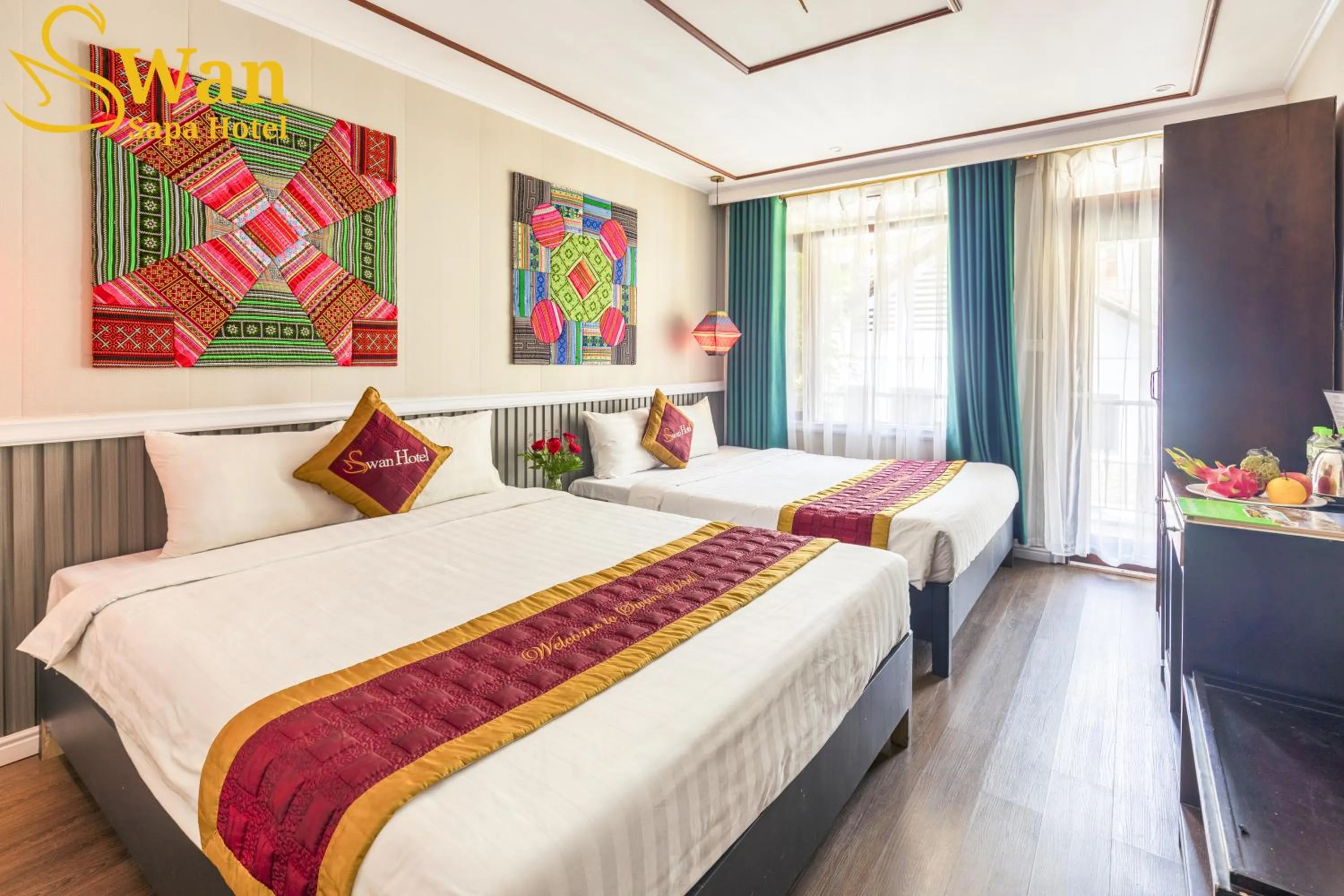 Bedroom, Bed in Swan Sapa Hotel