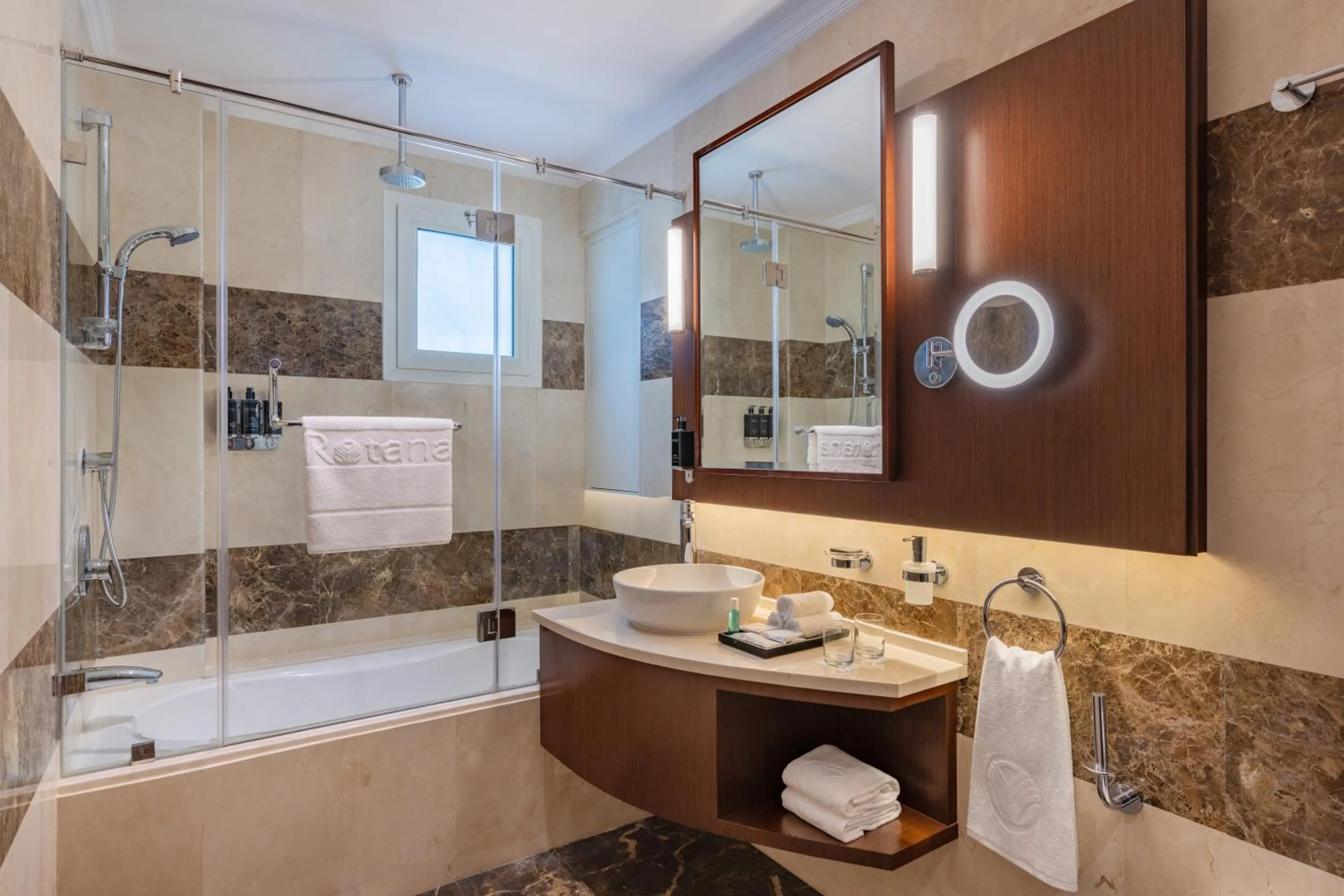 Bathroom in Riviera Rayhaan by Rotana Doha