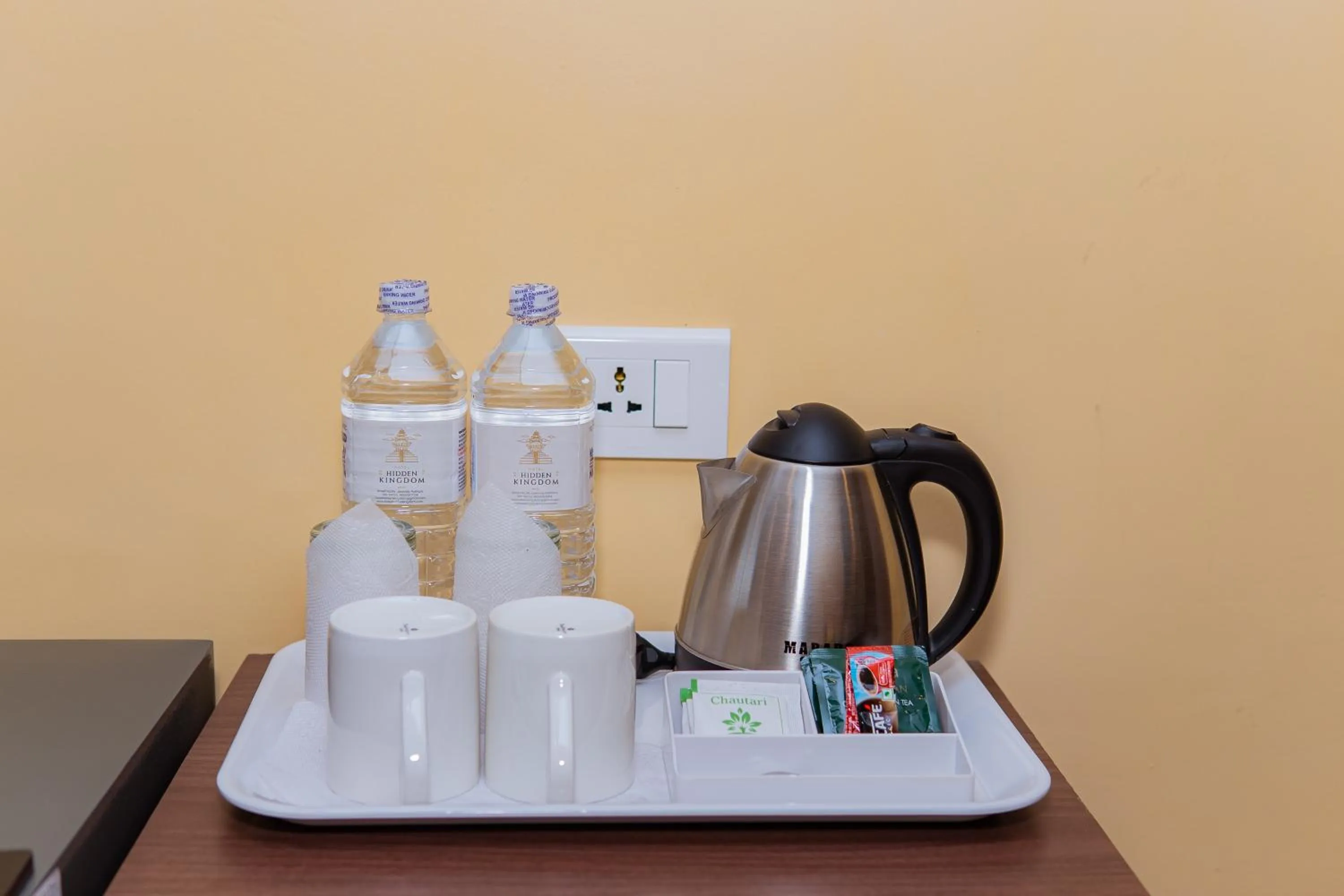Coffee/tea facilities in Hotel Hidden Kingdom