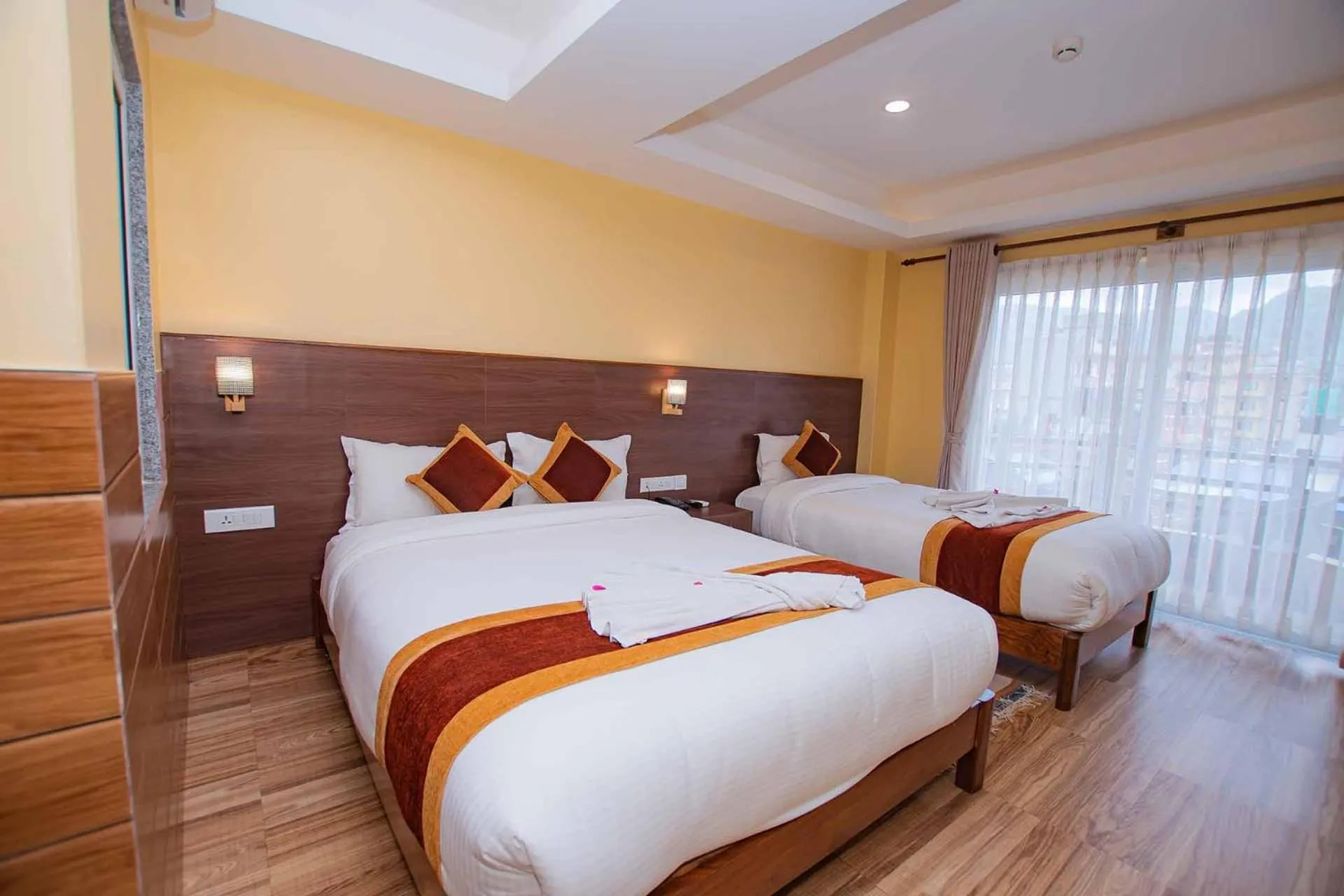 Bed in Hotel Hidden Kingdom