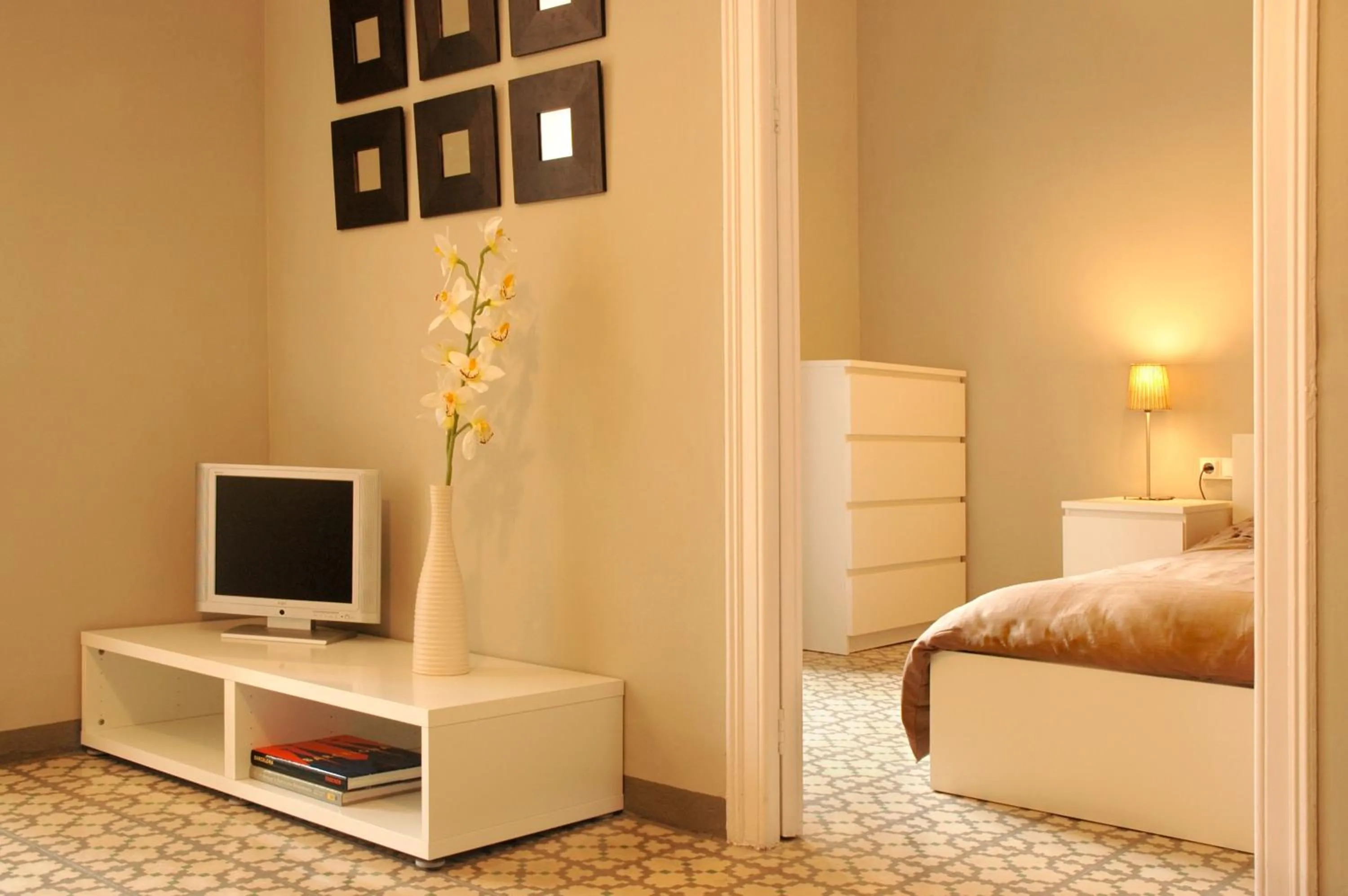 Living room, Bed in Barcelonaguest