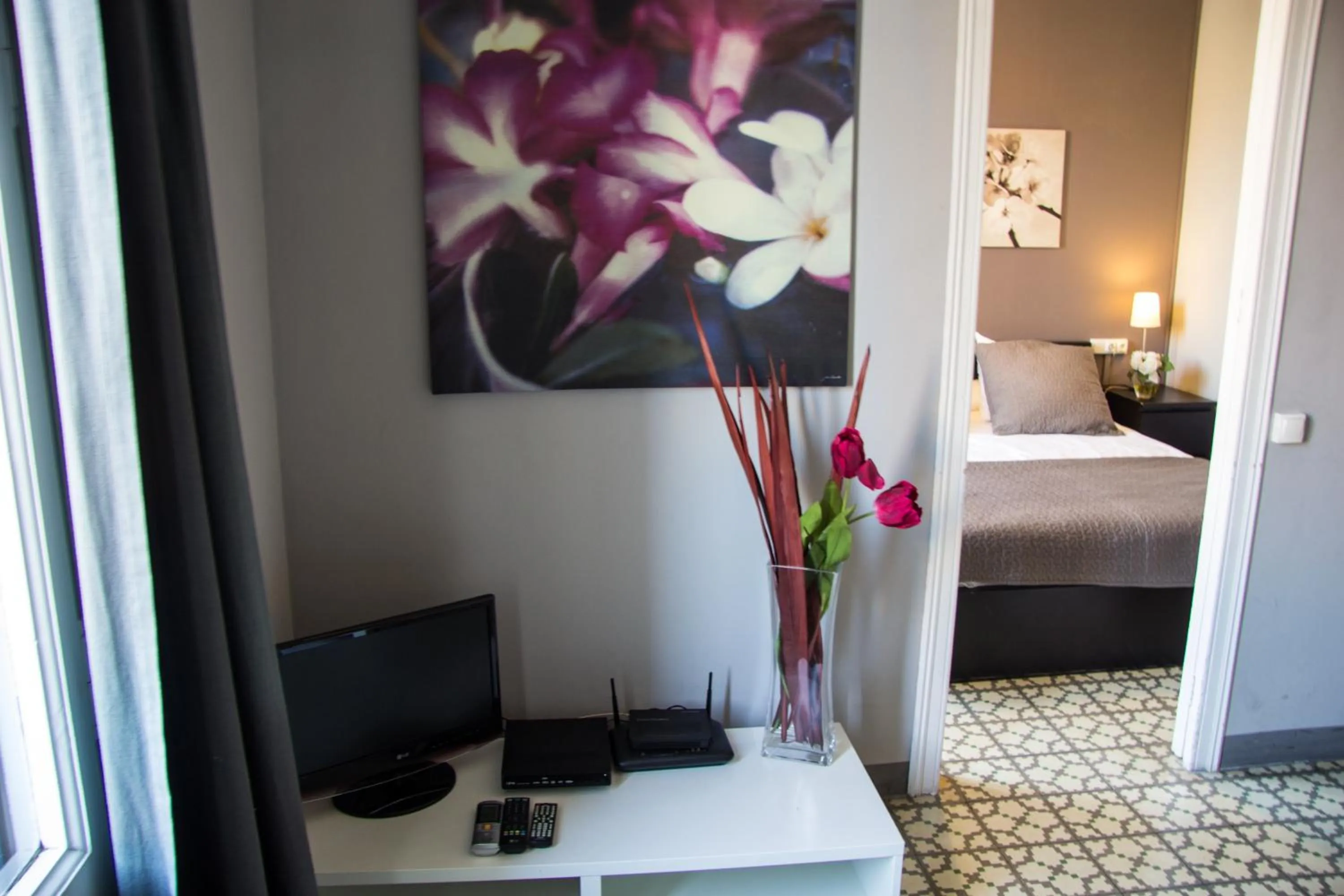 Decorative detail, Bed in Barcelonaguest