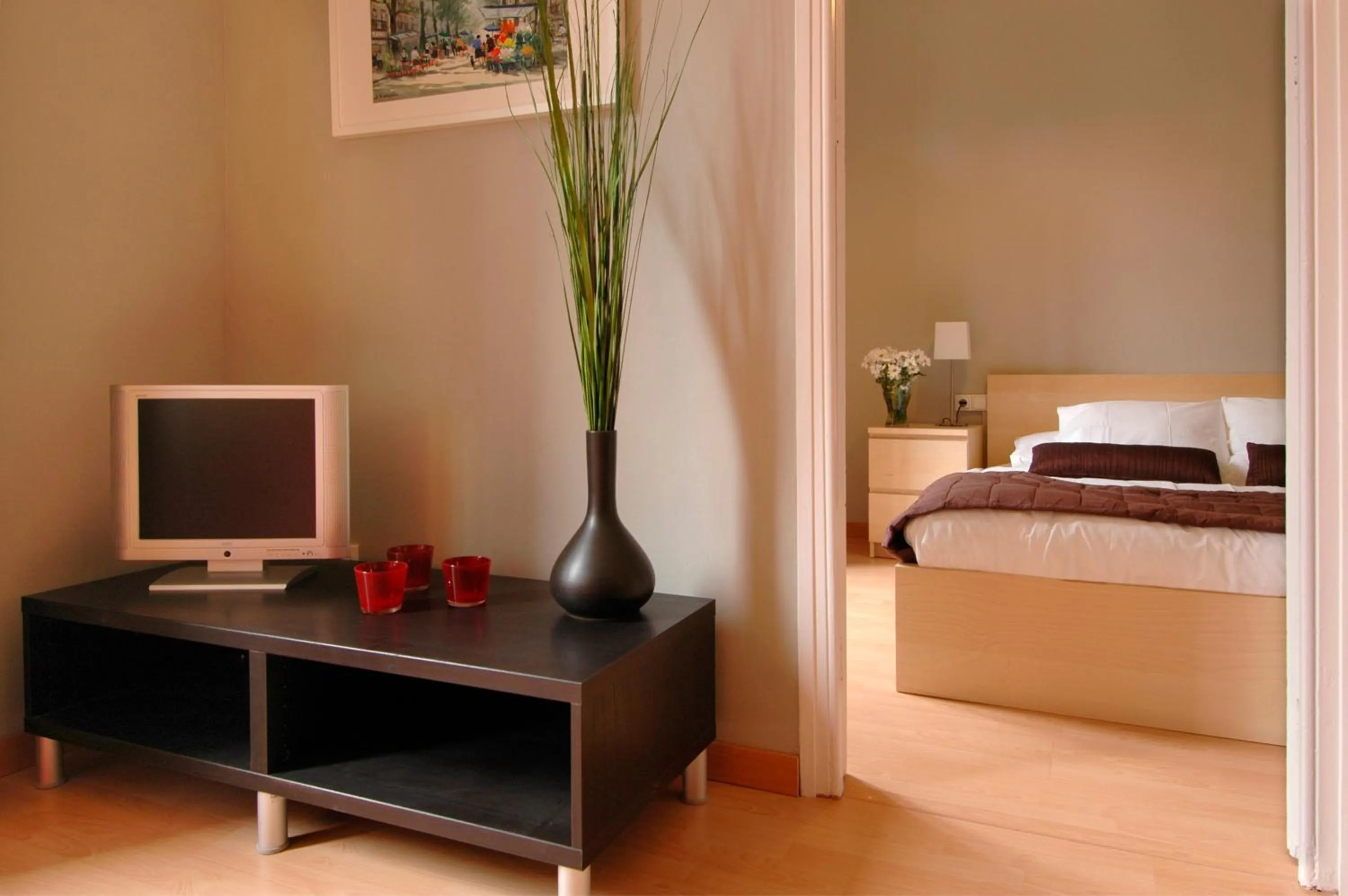 Living room, Bed in Barcelonaguest