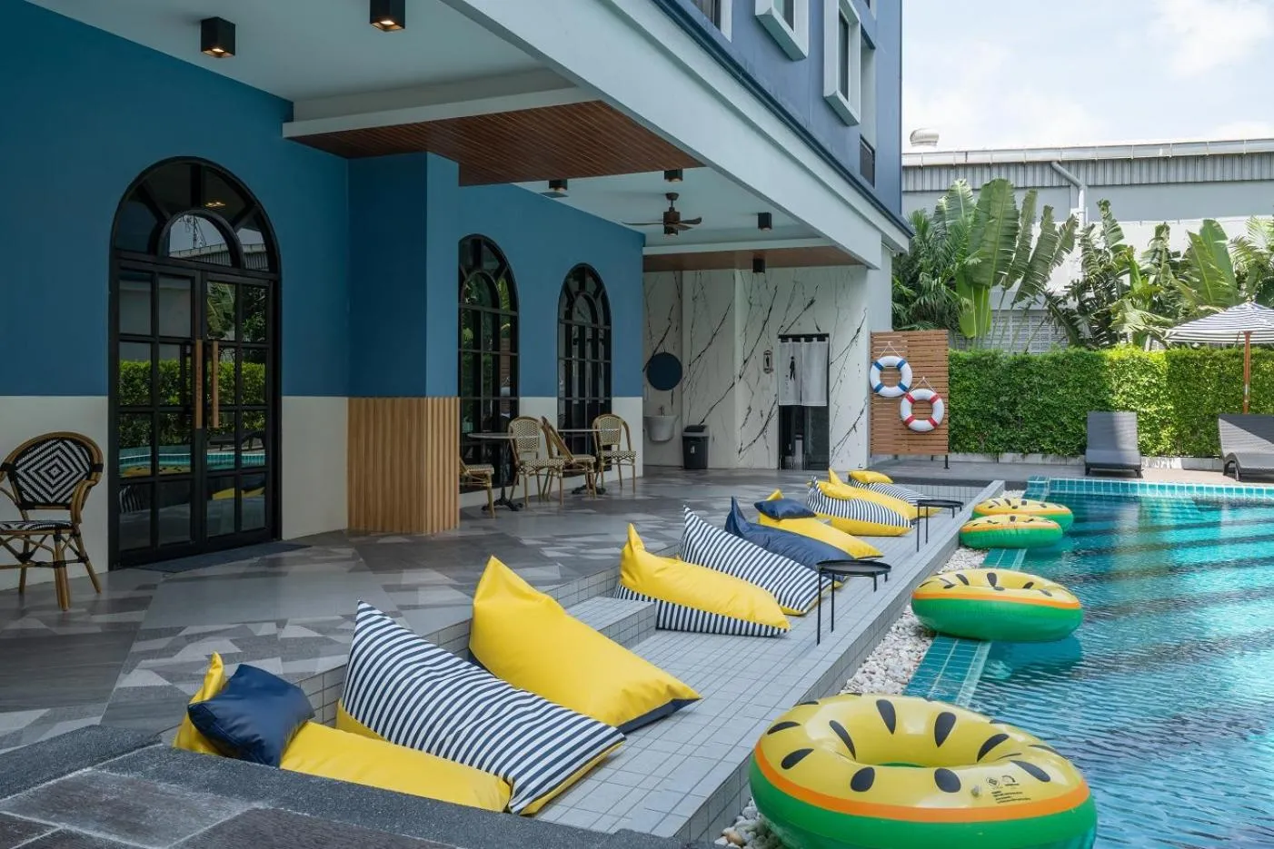 Swimming pool in Cozy Blu Suvarnabhumi