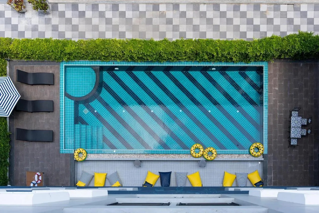 Swimming pool in Cozy Blu Suvarnabhumi