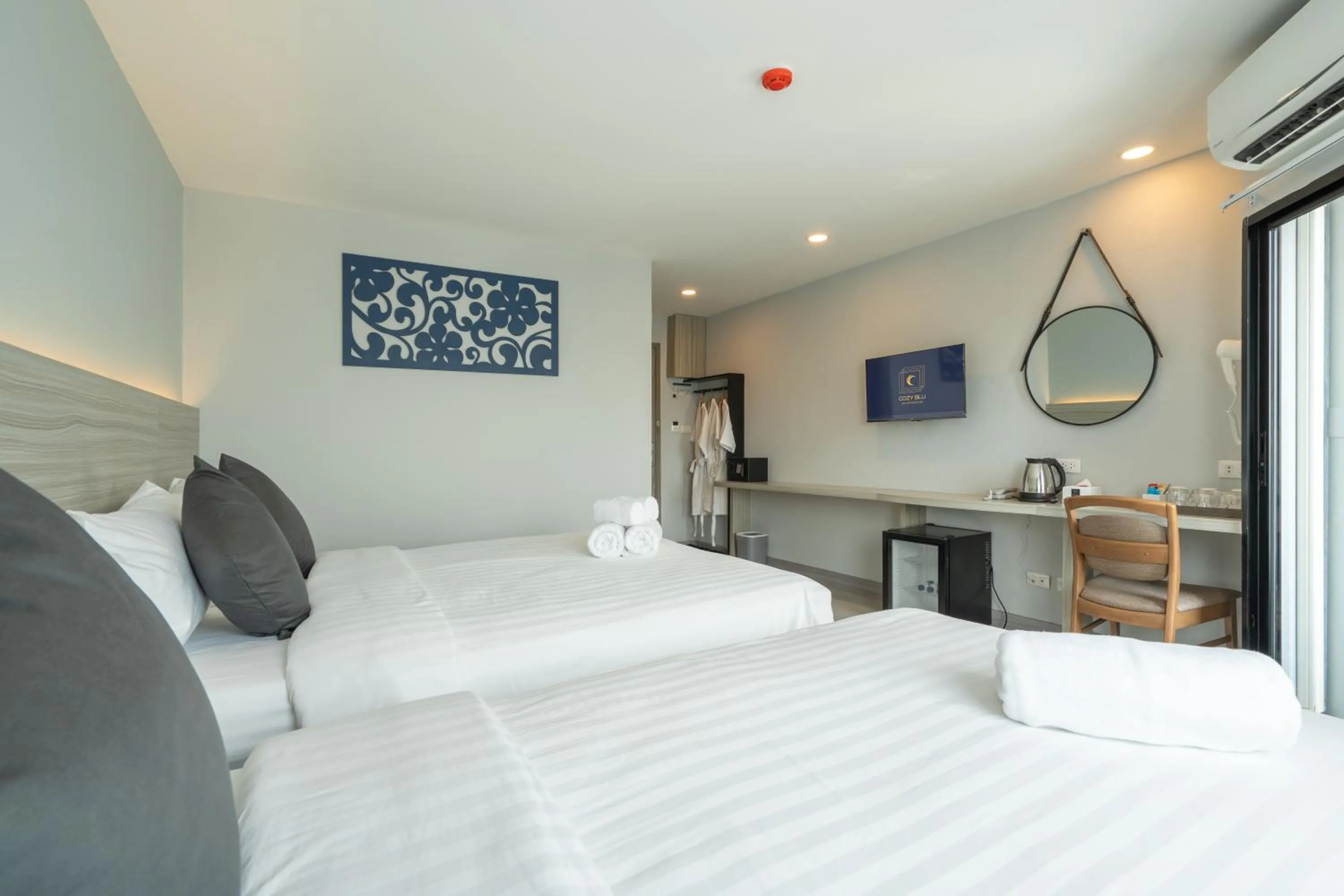 Bedroom, Bed in Cozy Blu Suvarnabhumi