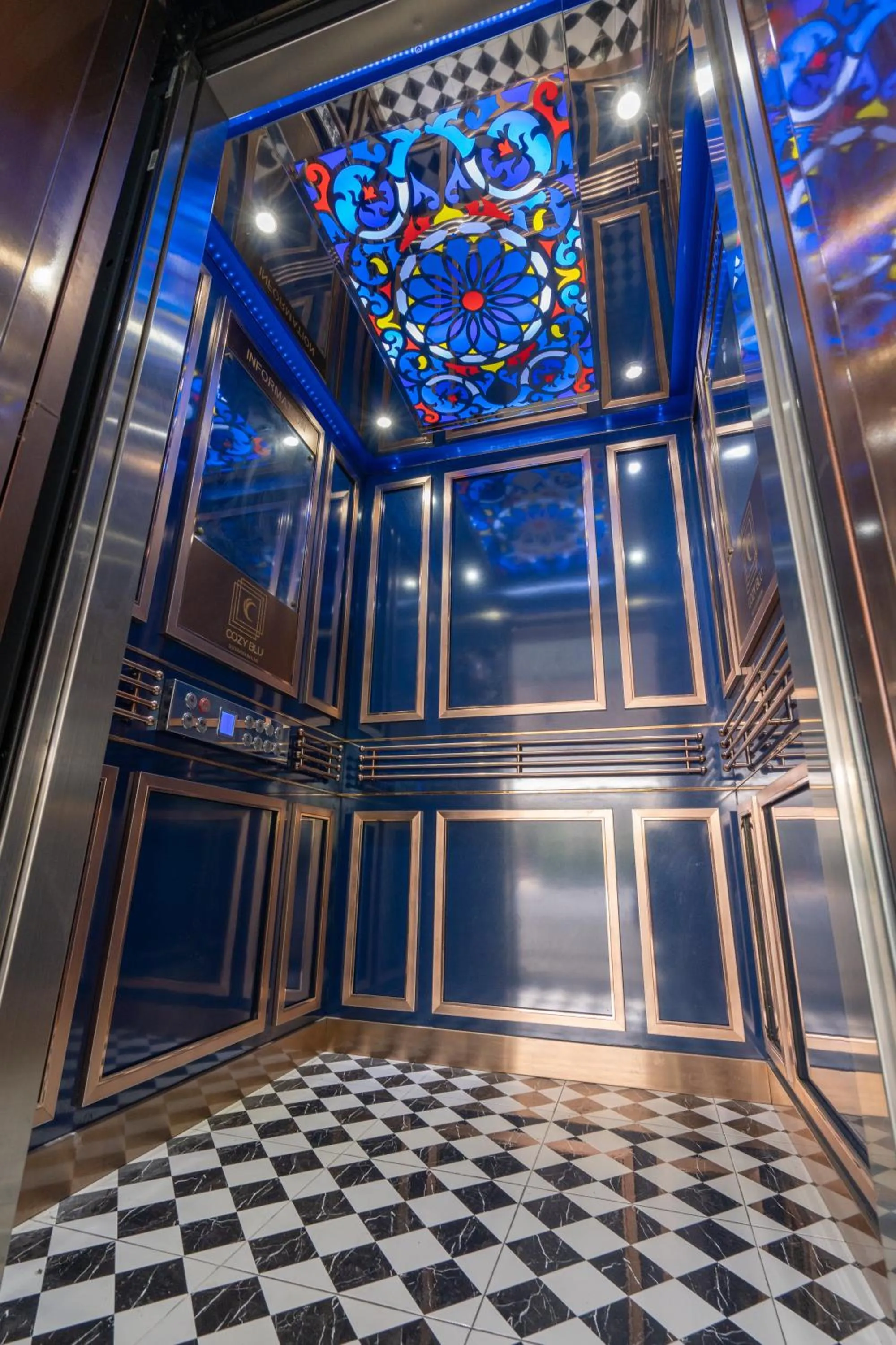 elevator in Cozy Blu Suvarnabhumi