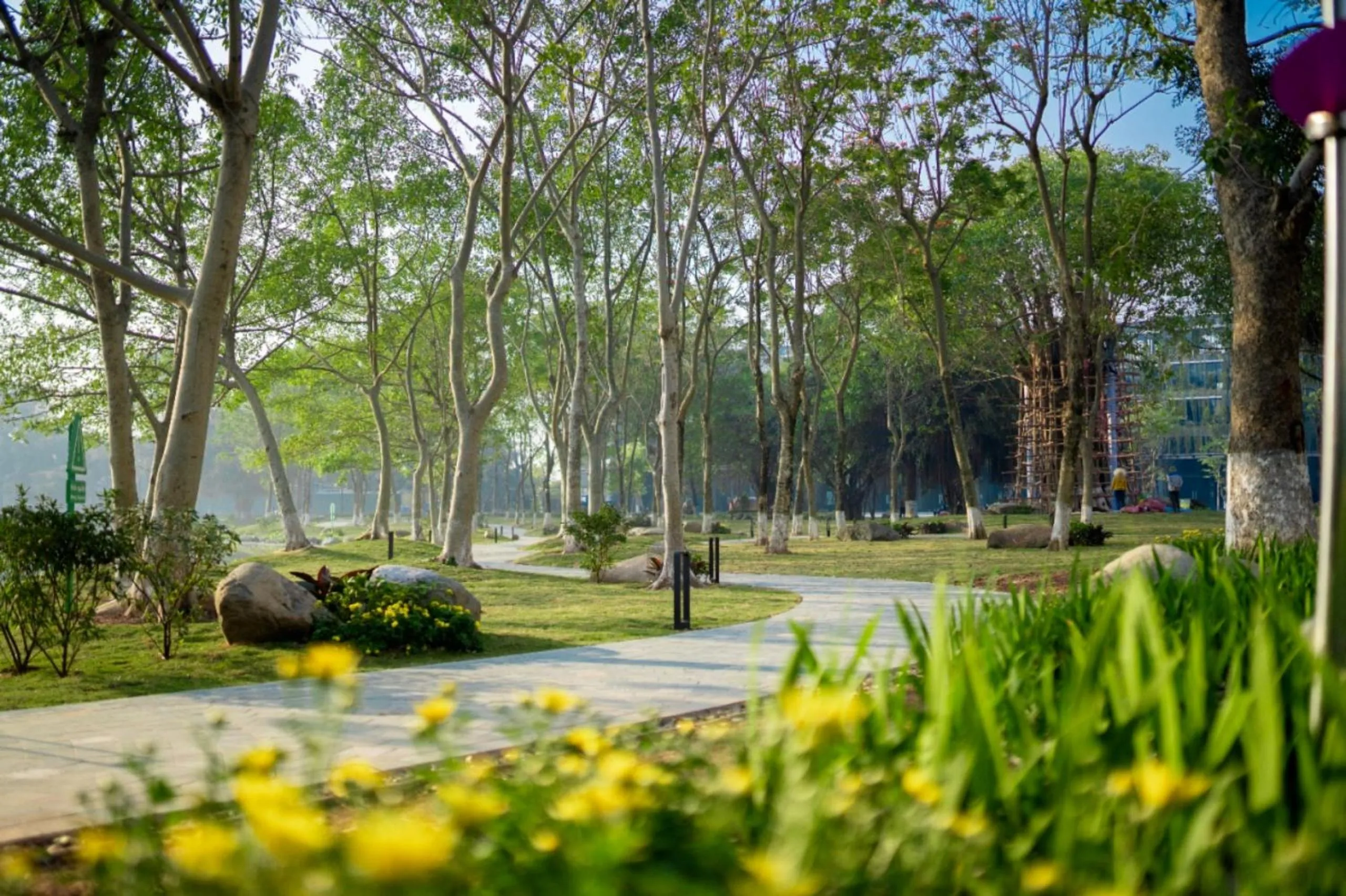 Natural landscape in Capsule Ecopark