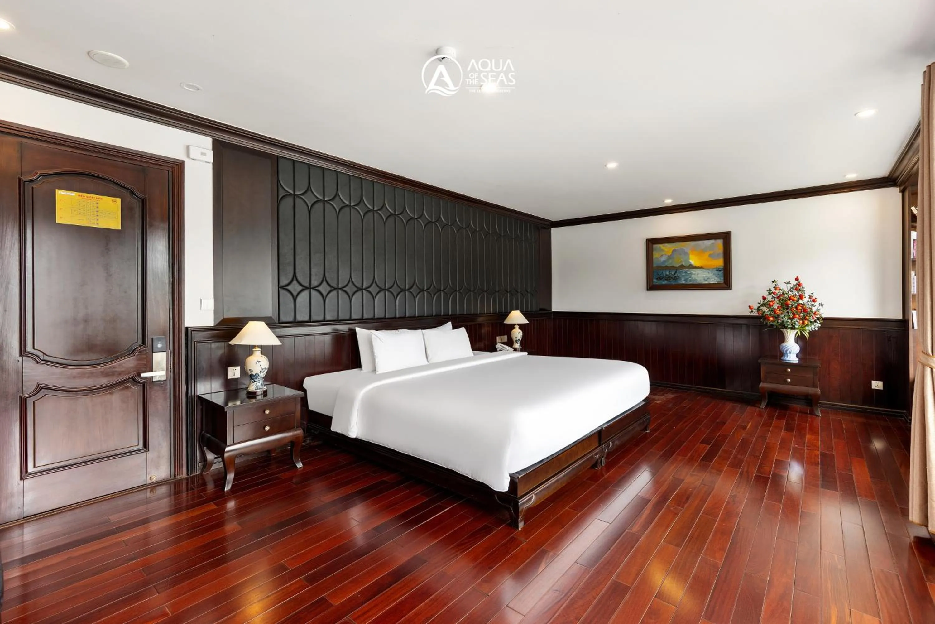 Bedroom, Bed in Aqua Of The Seas Cruise Halong by AHG