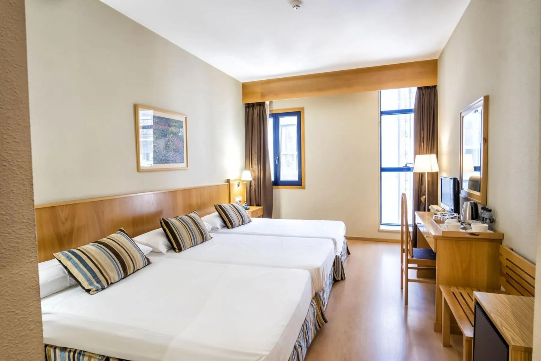 Bed in Hotel Alda Castelao